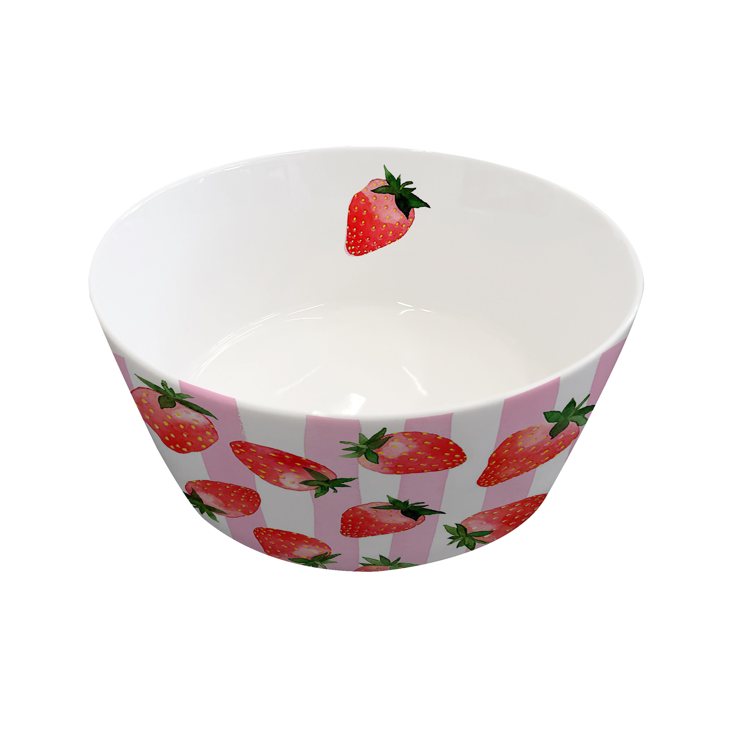 Strawberry & Stripes Trend Bowl