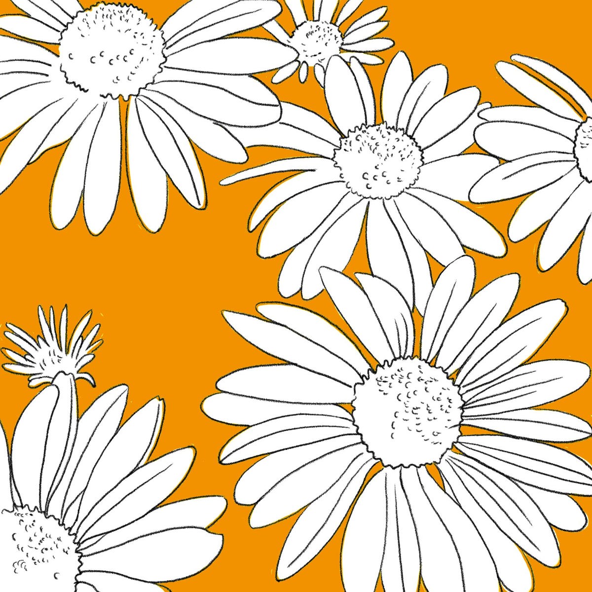 Peggy orange Napkin 25x25 Peggy orange Napkin 25x25