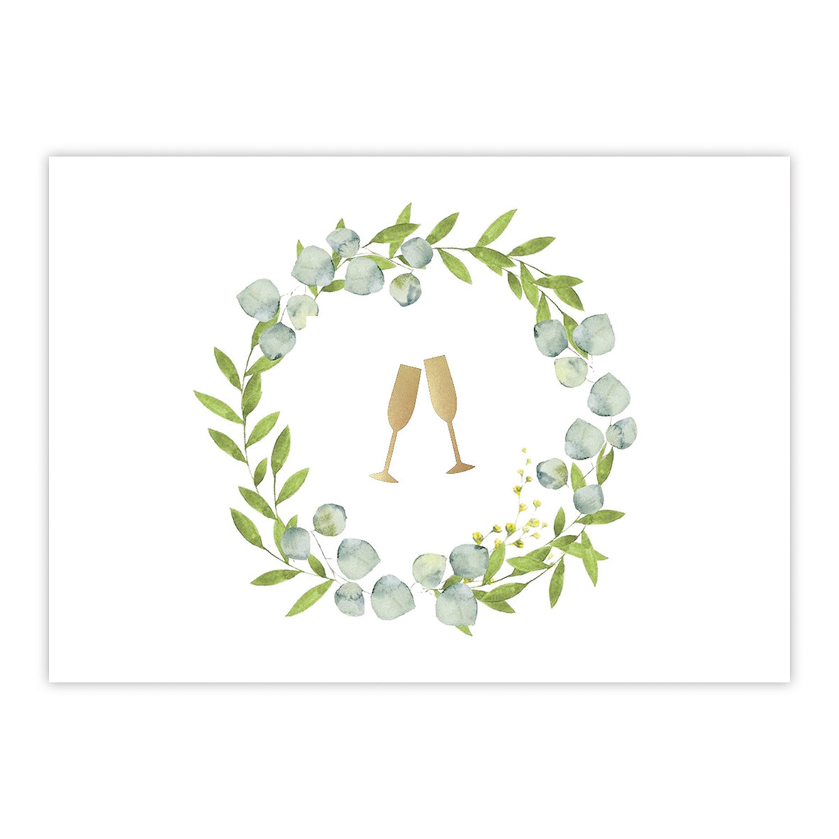 Champagne Postcard Champagne Postcard