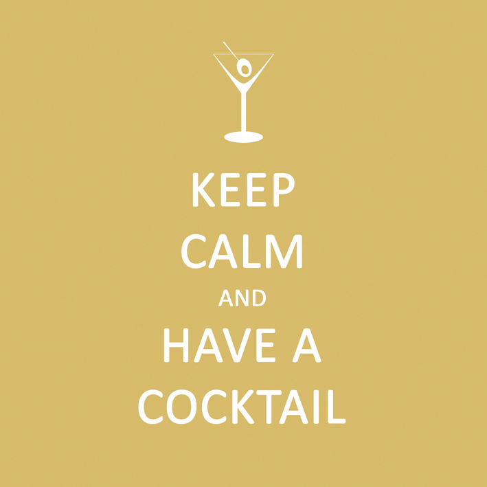 Keep Calm... Cocktail 25x25 cm