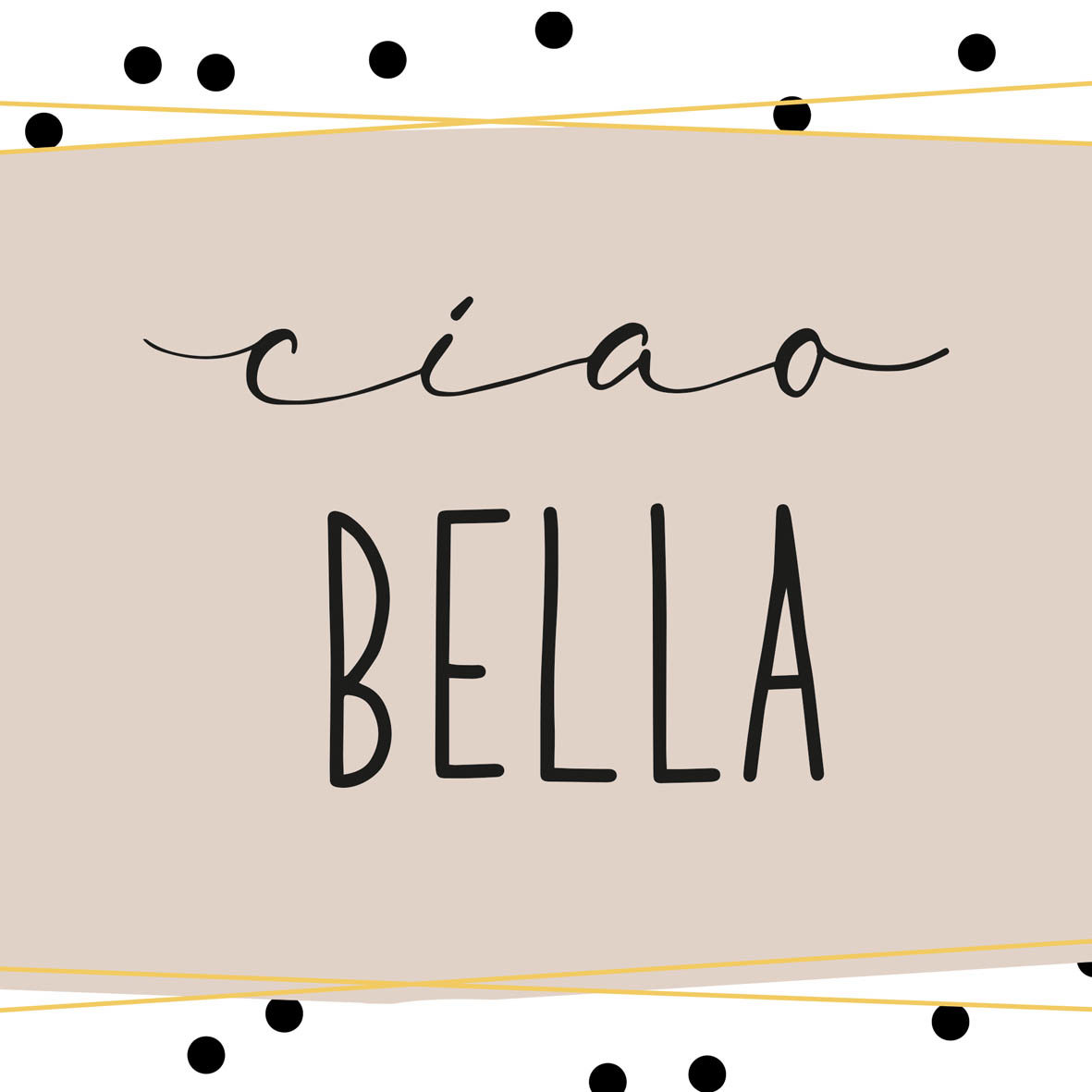 Ciao Bella Napkin 33x33