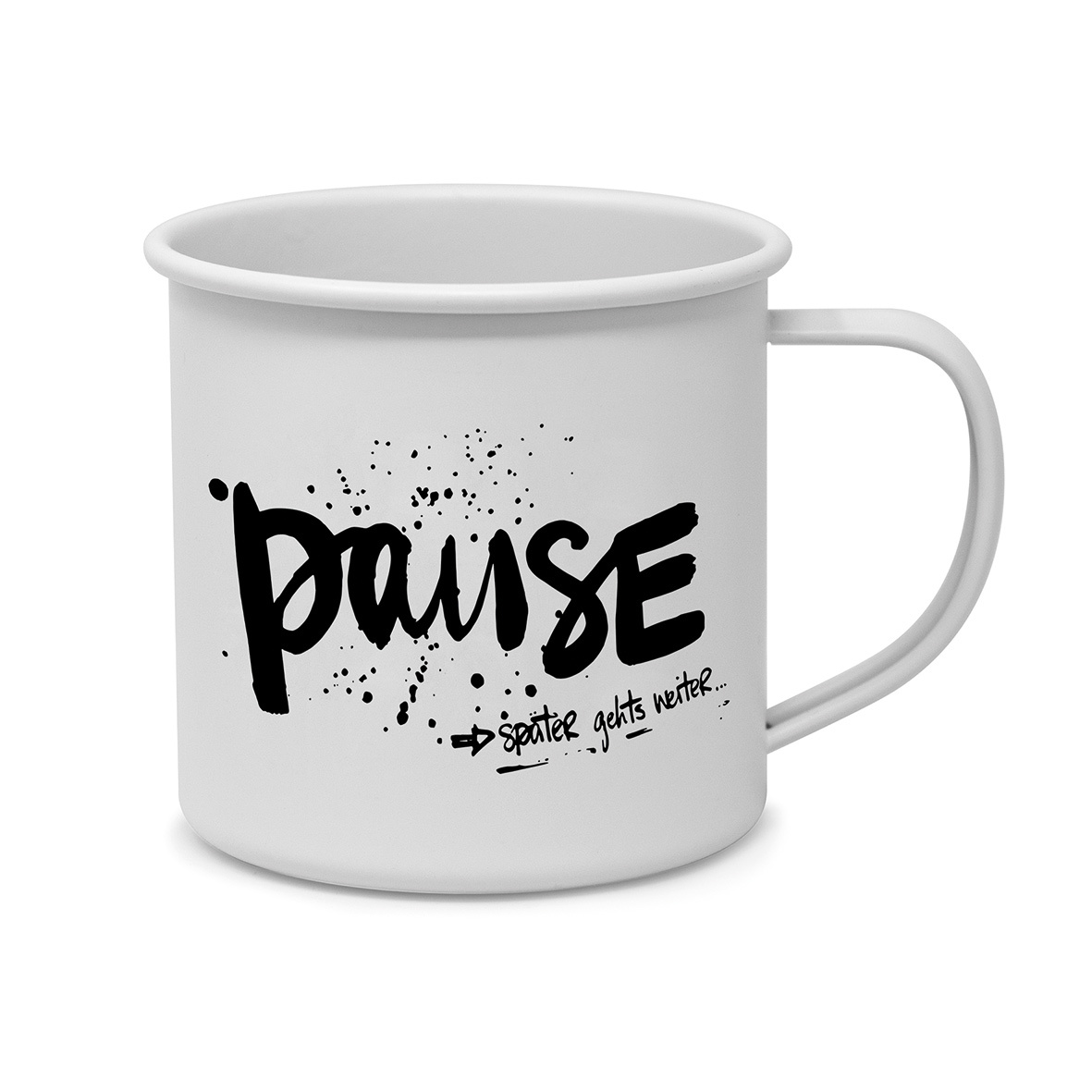 Pause Metal Mug D@H Pause Metal Mug D@H