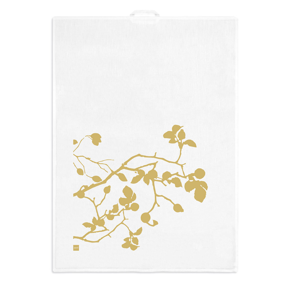 Pure Branch gold kitchen towel
