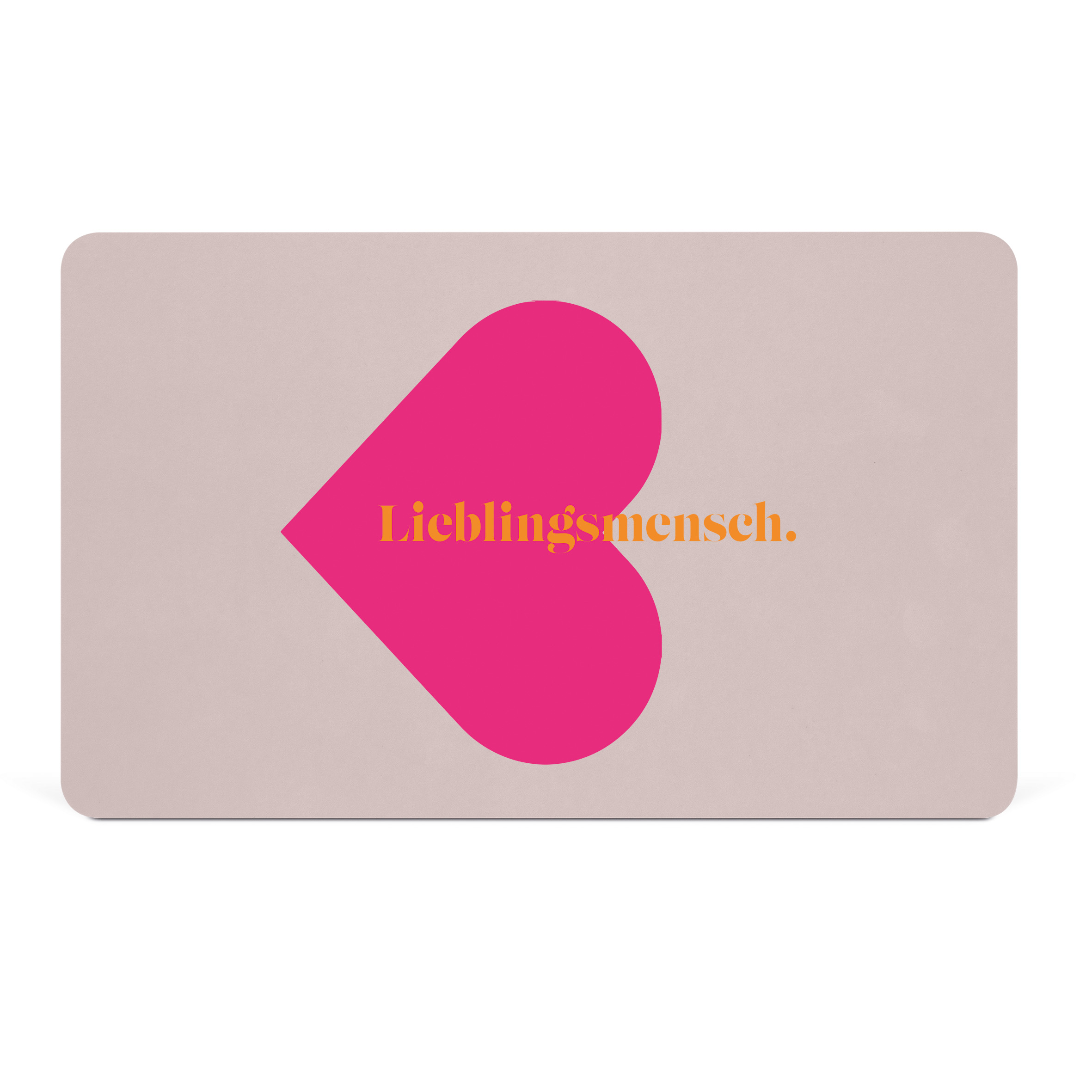 Lieblingsmensch pink D@H Tray