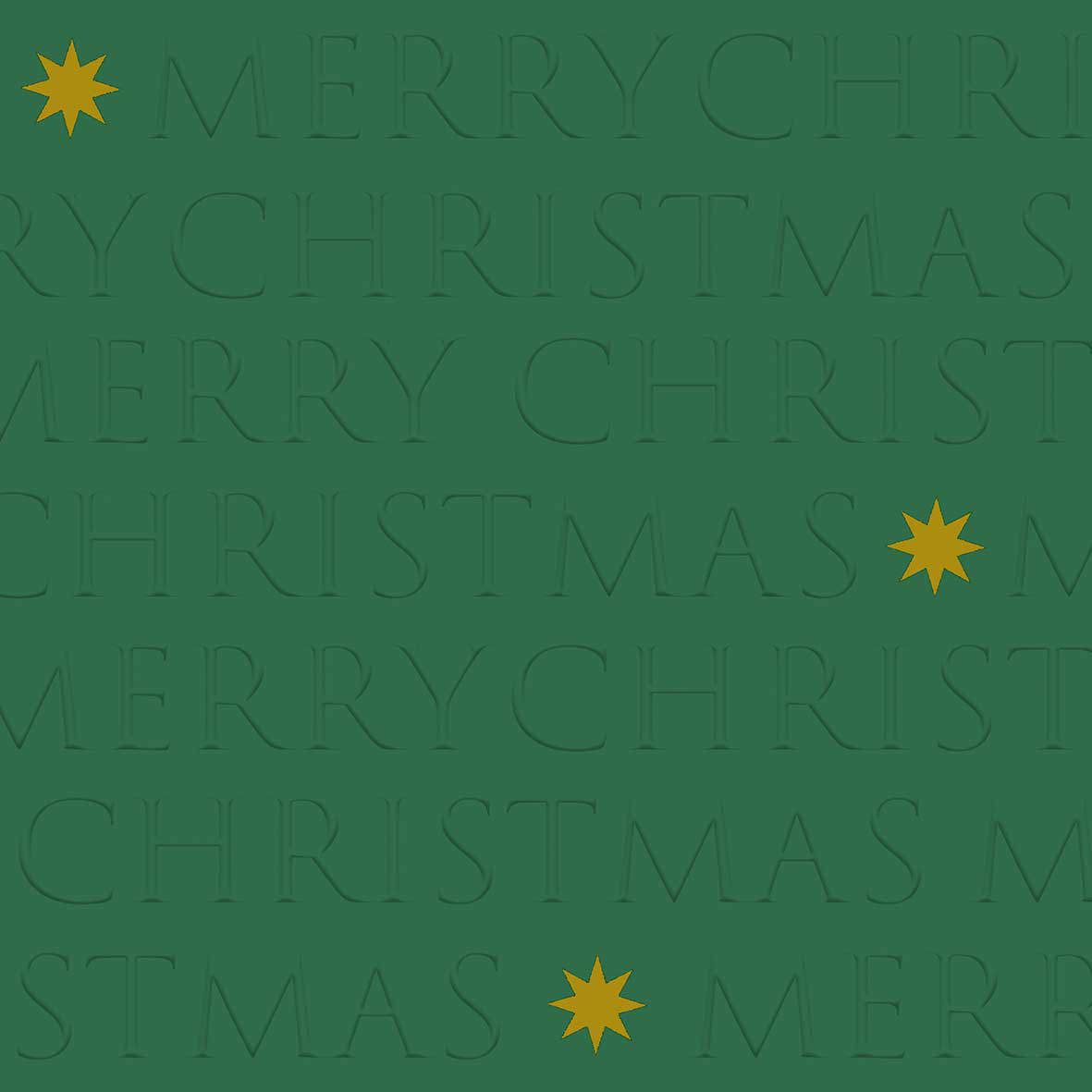 Christmas Letters green Napkin 33x33 relief Christmas Letters green Napkin 33x33 relief