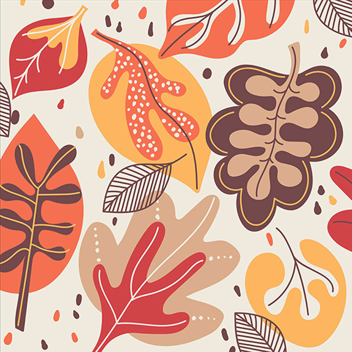 Autumn Oak Napkin 25x25 Autumn Oak Napkin 25x25