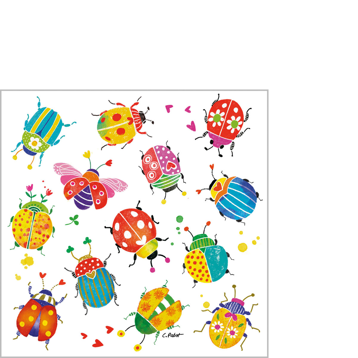 Bug Party Napkin 25x25