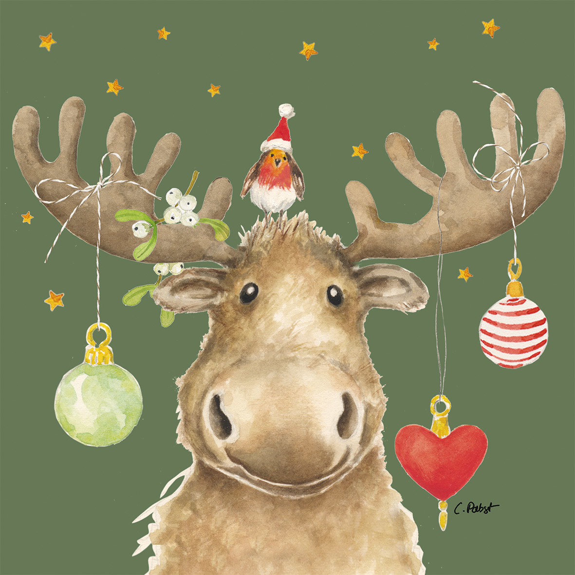 Elmo green Napkin 33x33