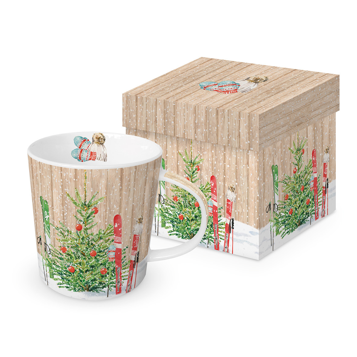 Christmas Skiing Trend Mug GB Christmas Skiing Trend Mug GB
