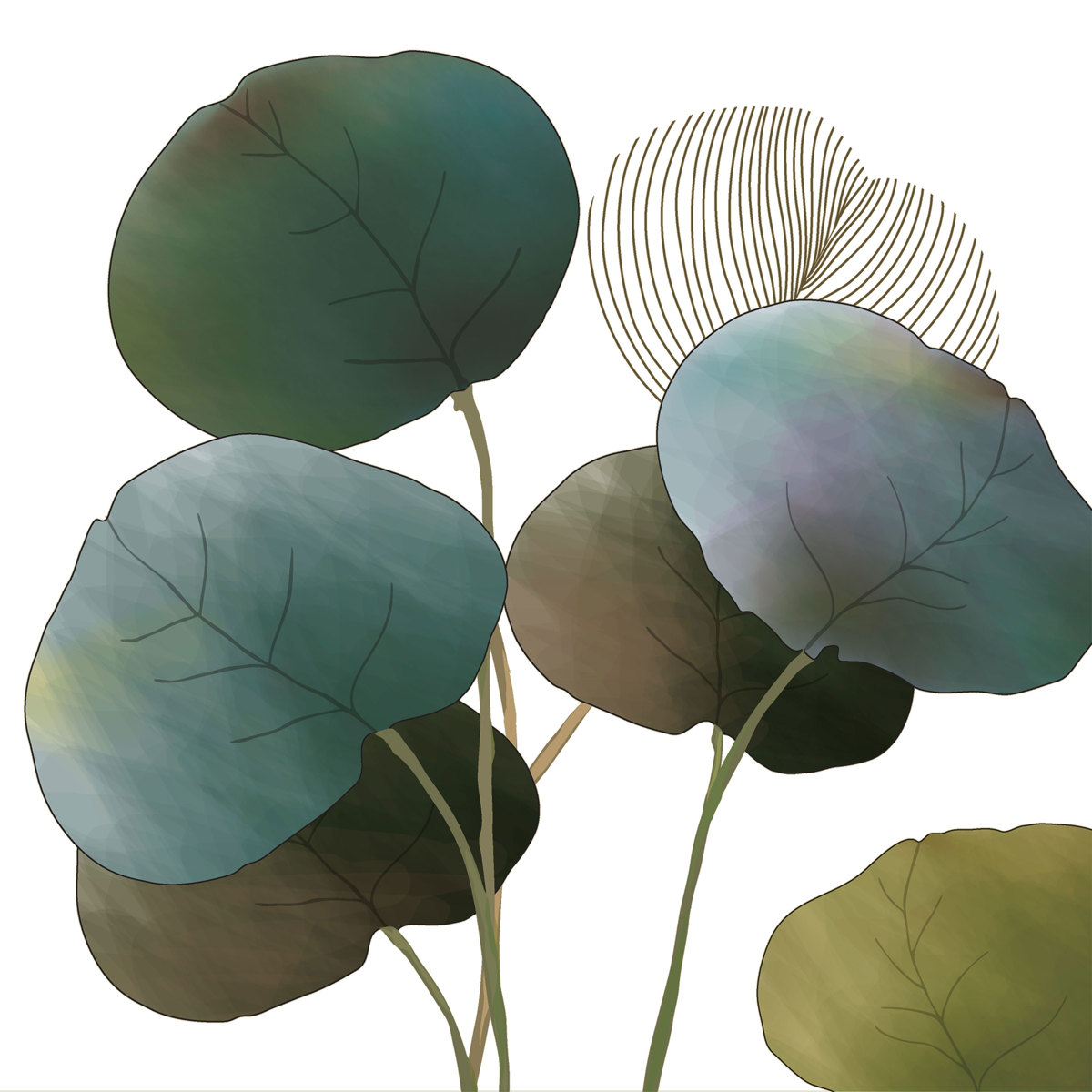 Autumn Glow white Napkin 33x33 Autumn Glow white Napkin 33x33