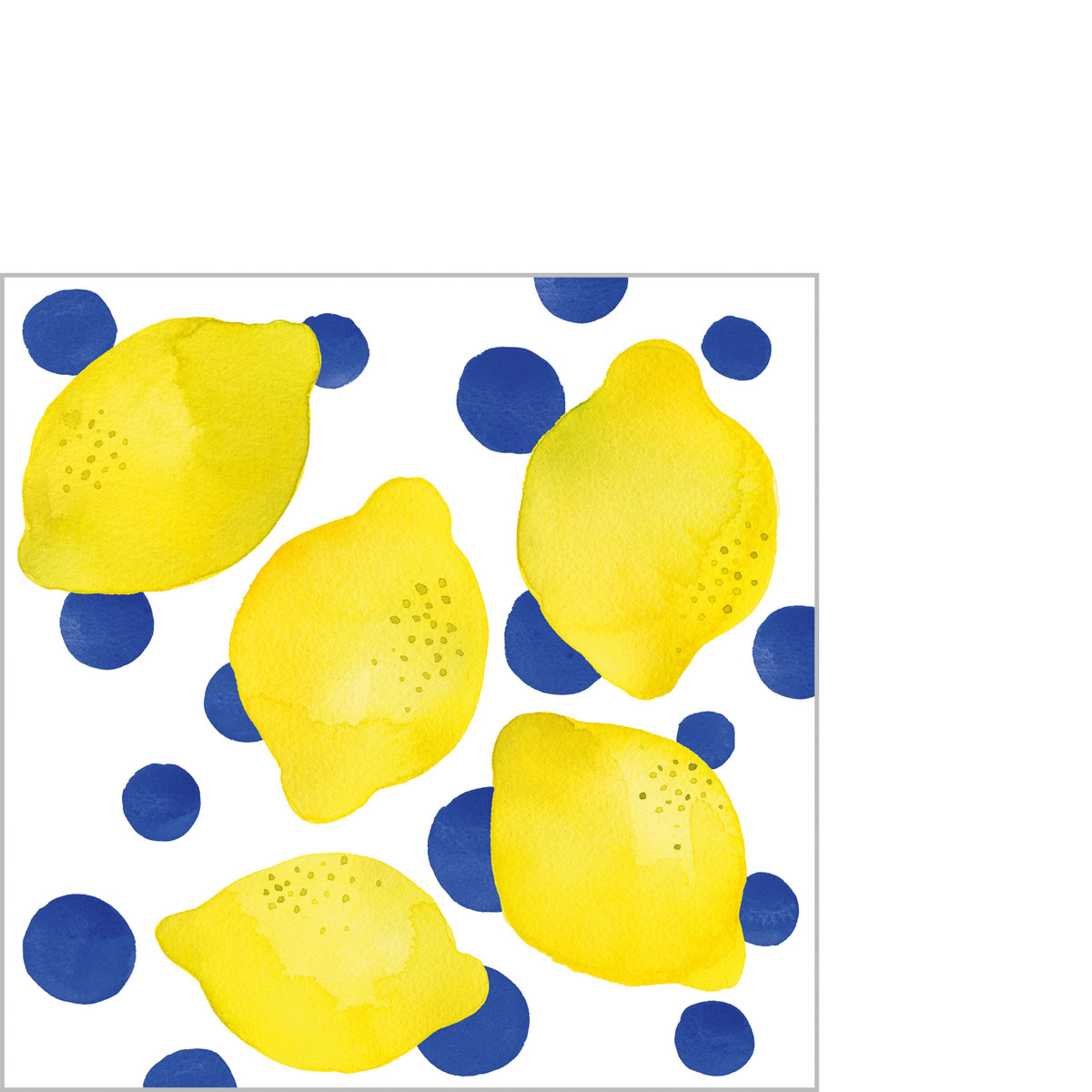 Lemon & Dots Napkin 25x25