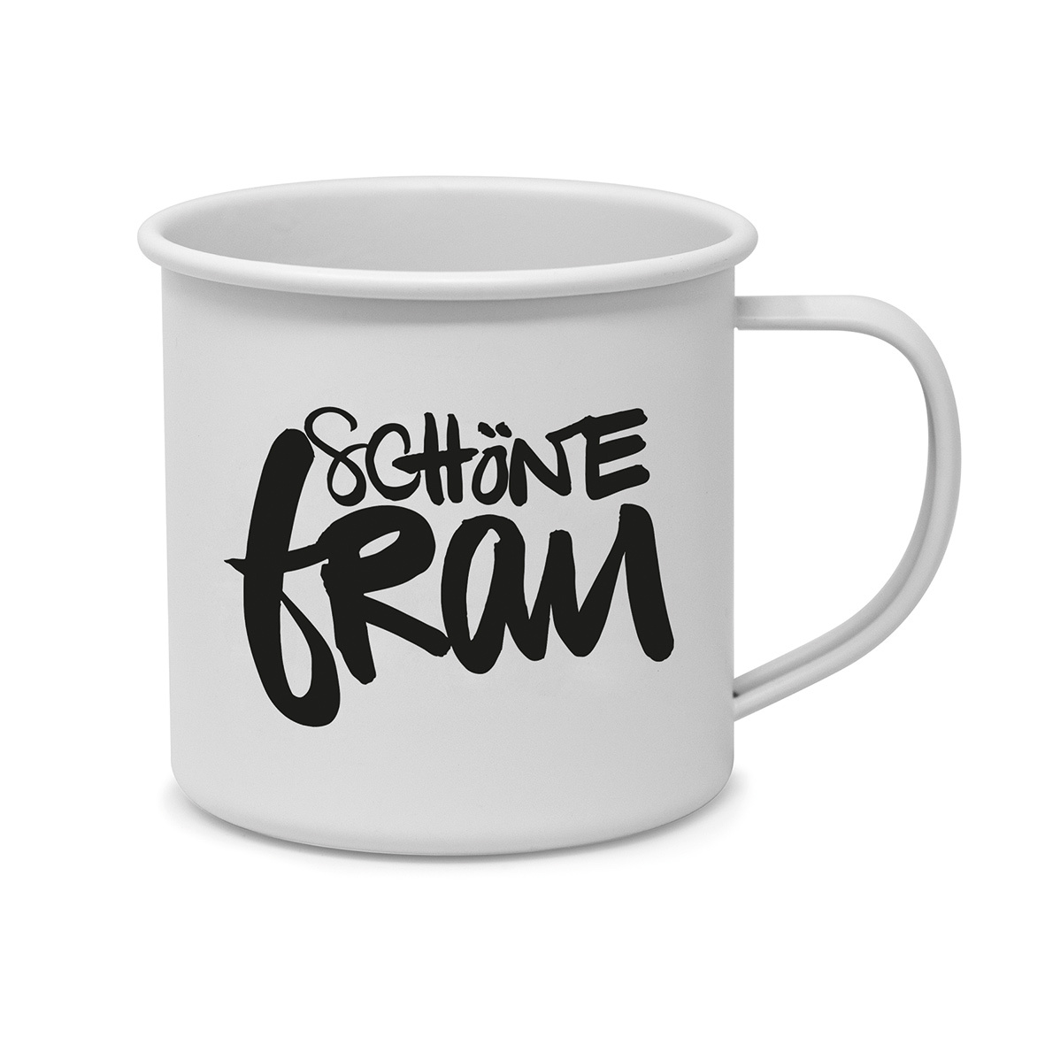 Schöne Frau Metal Mug D@H Schöne Frau Metal Mug D@H