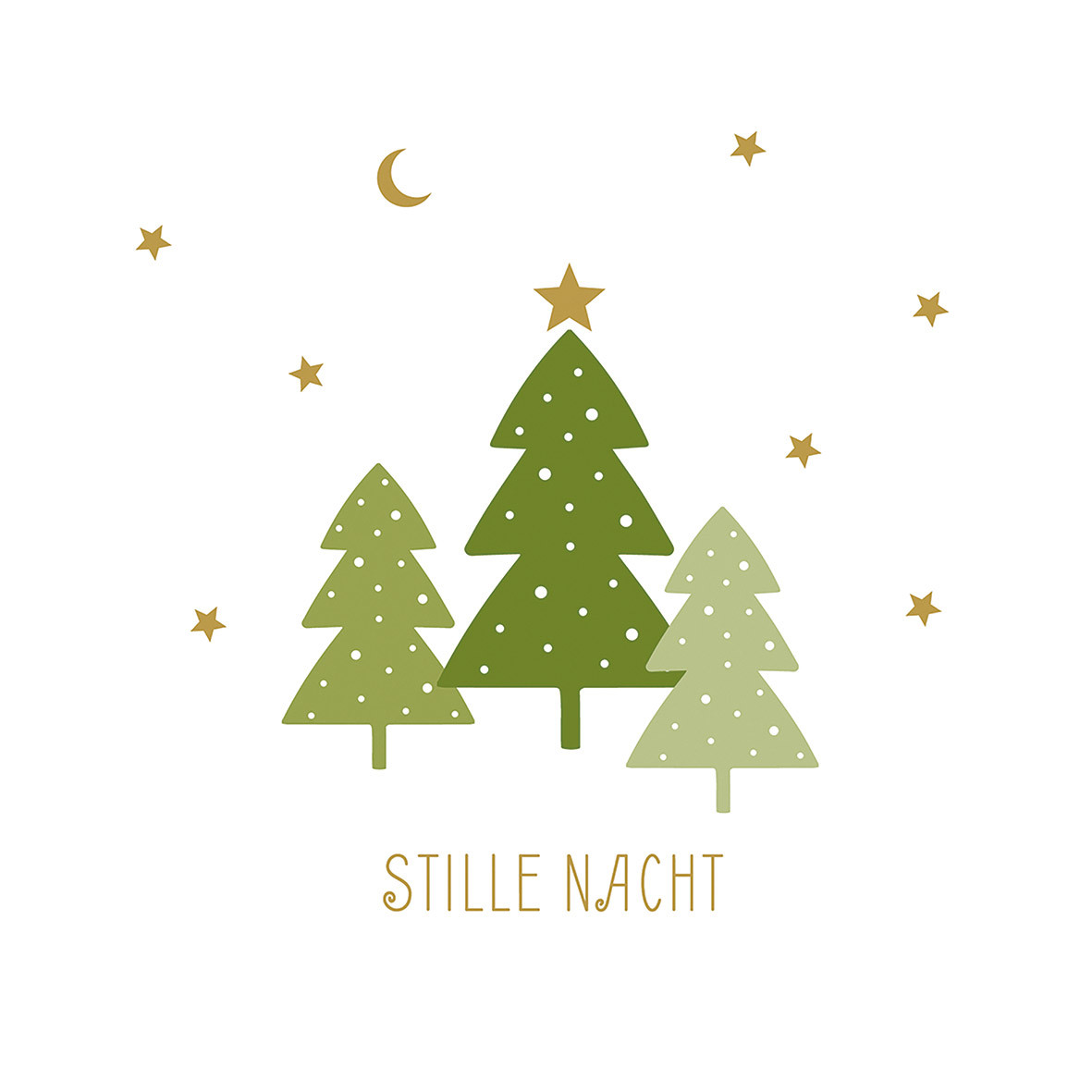 Sille Nacht weiss Napkin 33x33