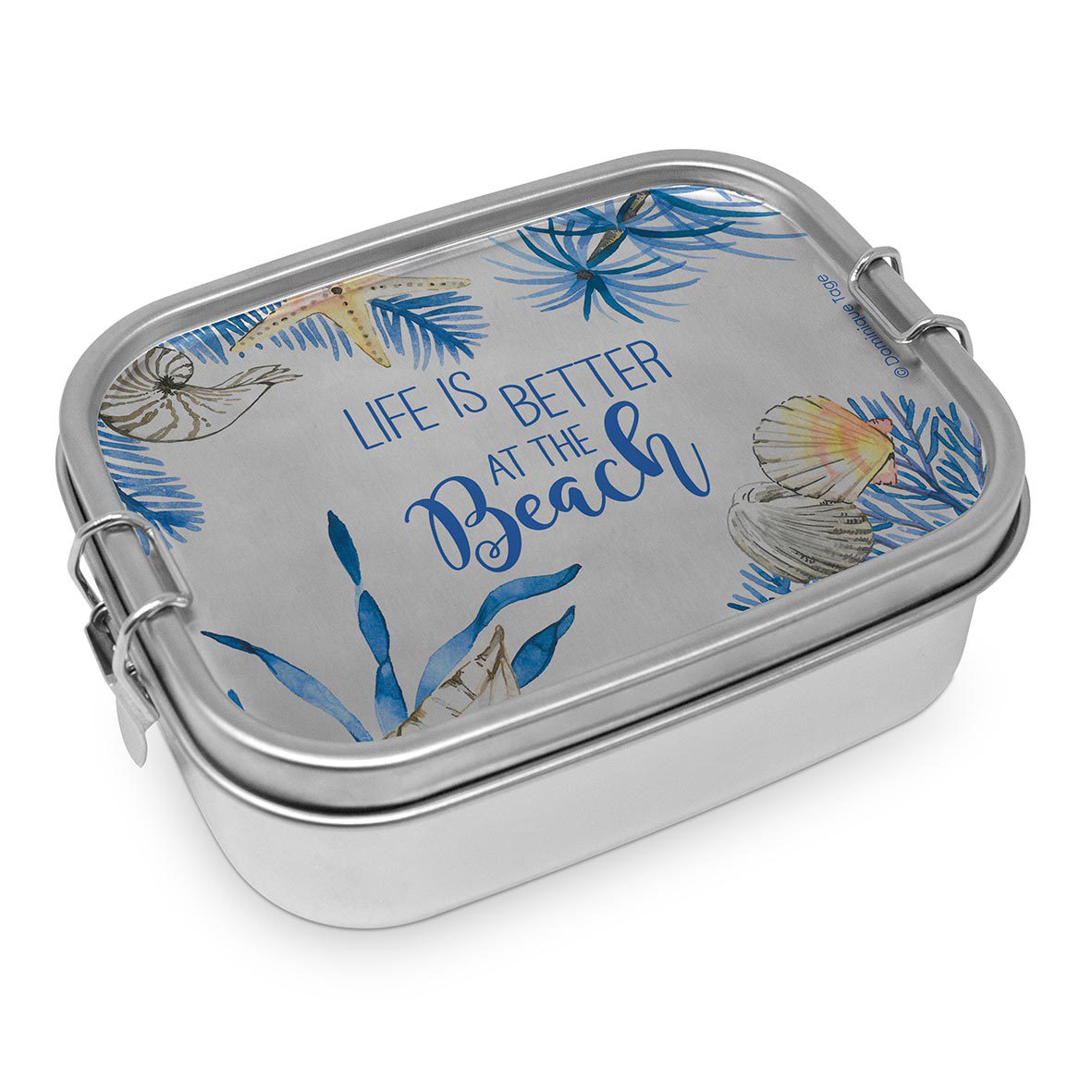 Ocean Life is better Steel Lunch Box