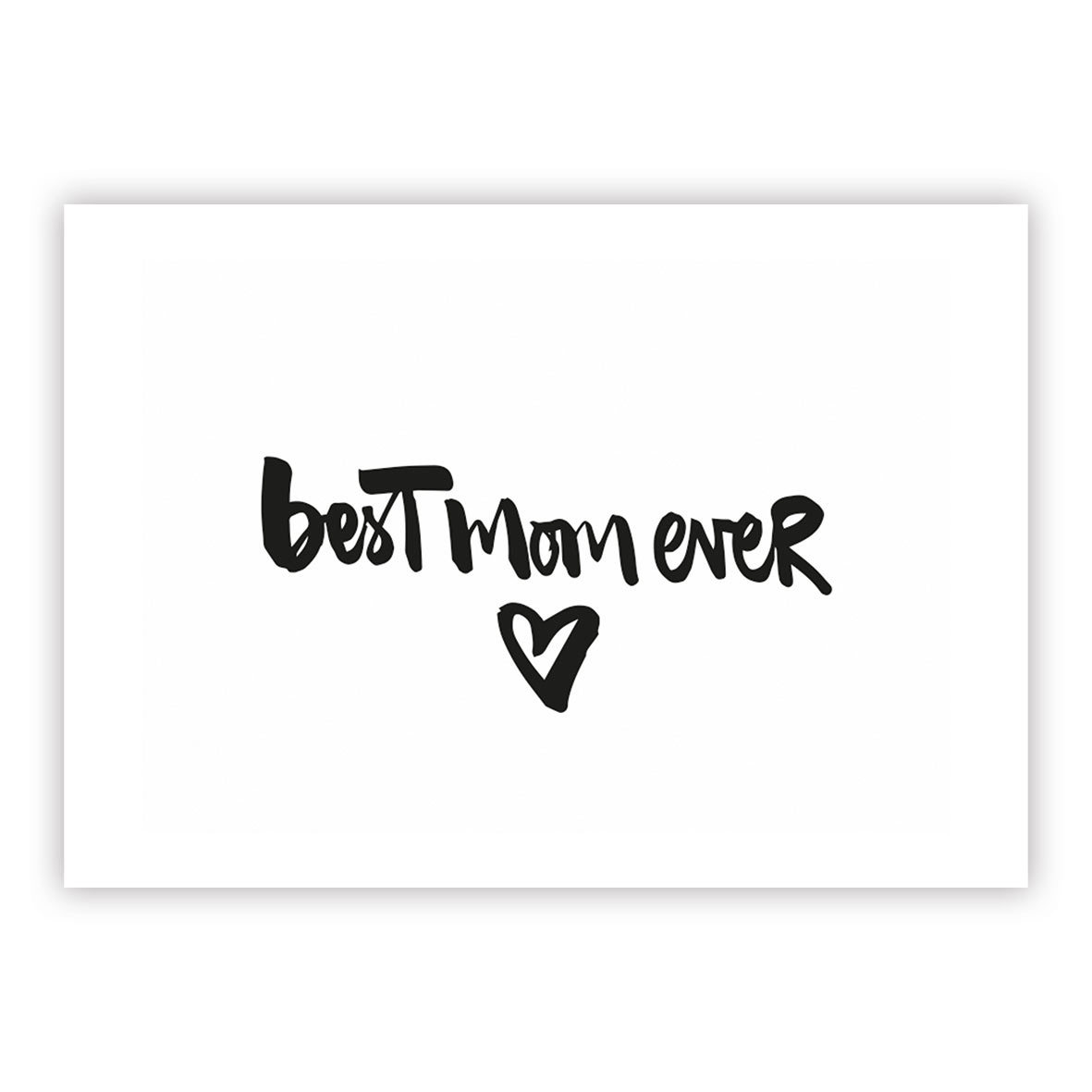 Best Mum Ever Postcard Best Mum Ever Postcard
