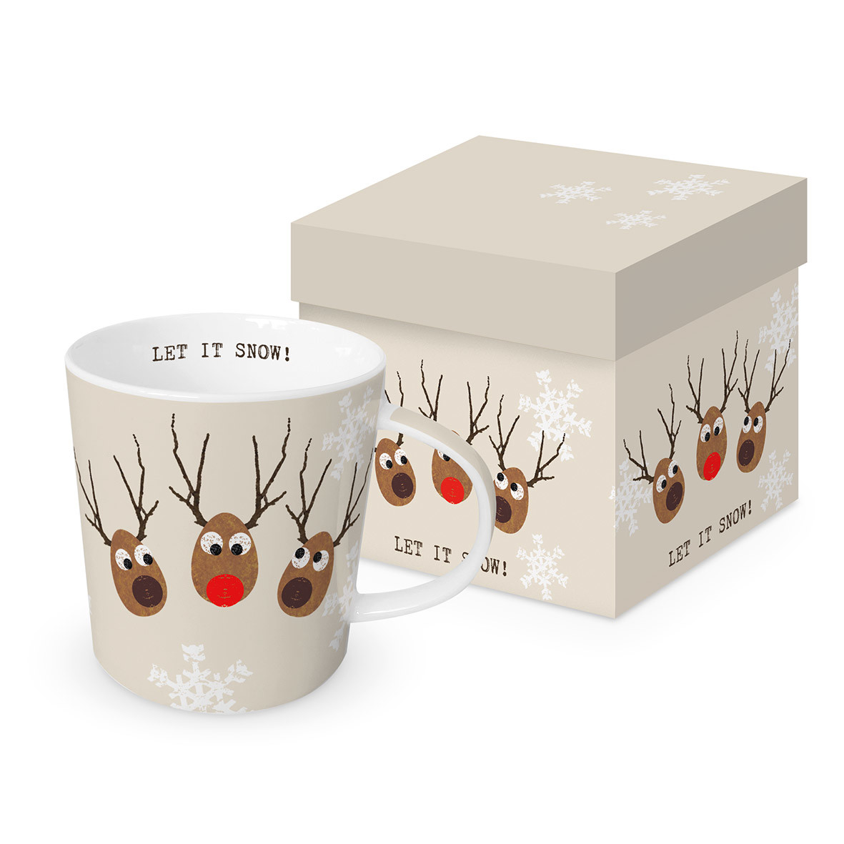 Let it snow cream Trend Mug GB