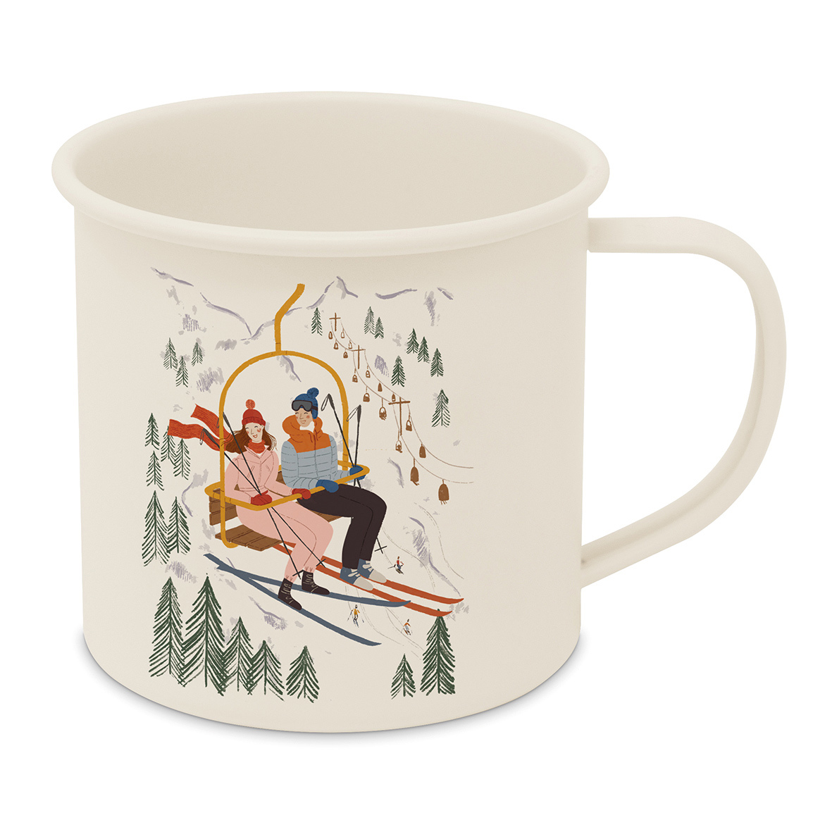 Zermatt Happy Metal Mug Zermatt Happy Metal Mug