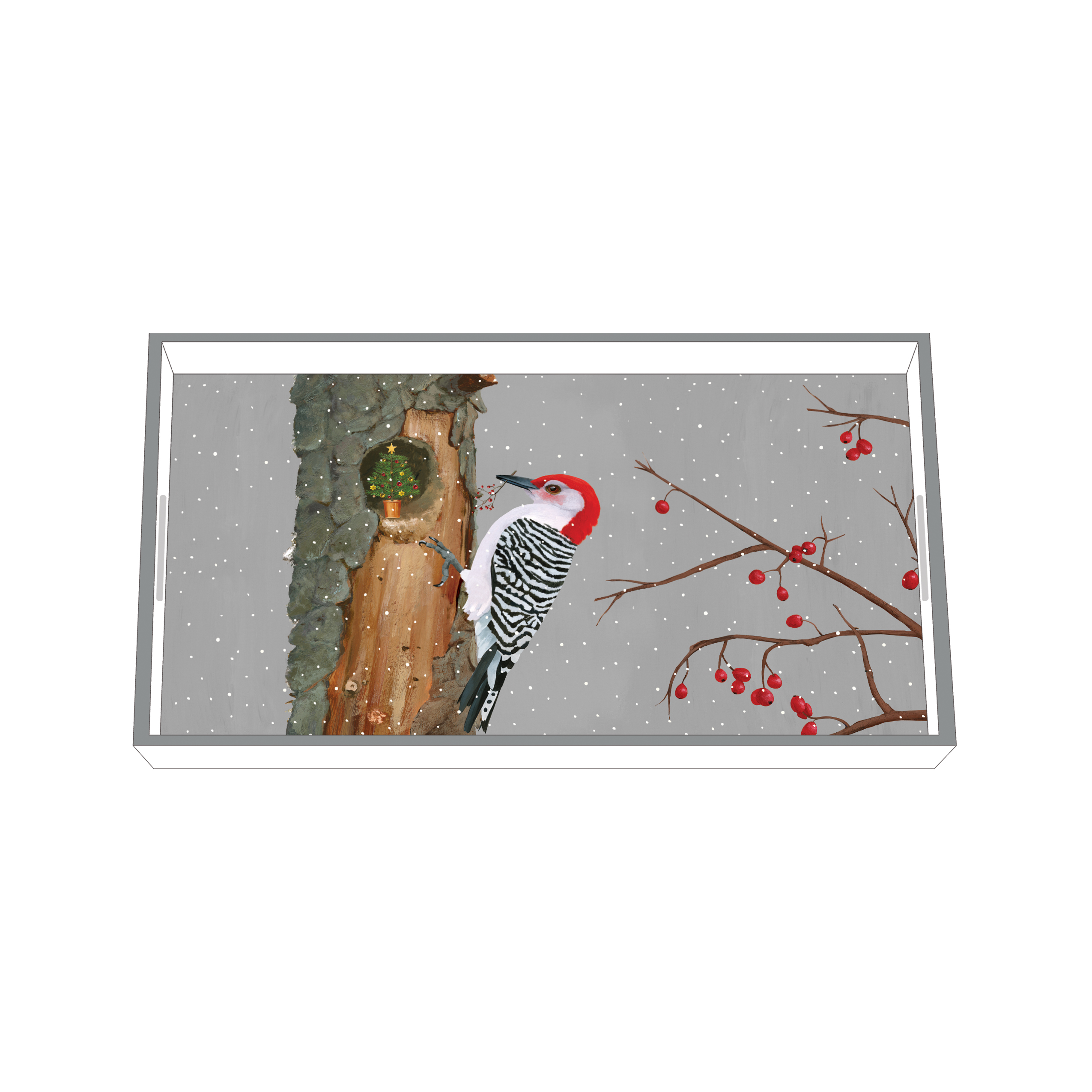 Woody's Holiday Serving Tray