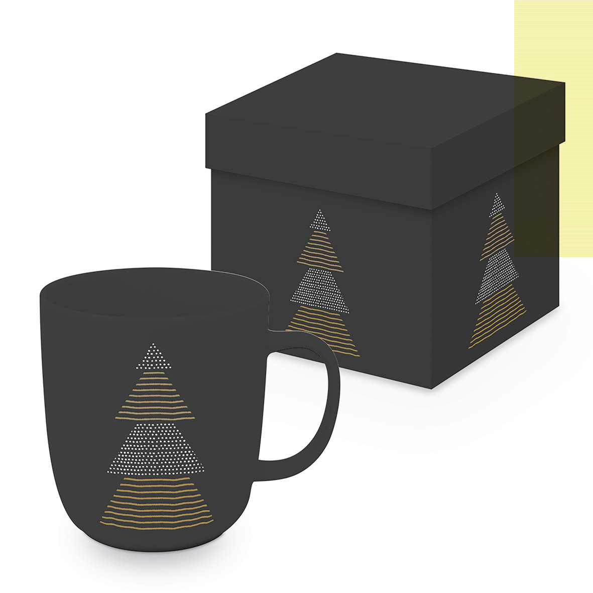 Pure Christmas black Matte Mug GB Pure Christmas black Matte Mug GB
