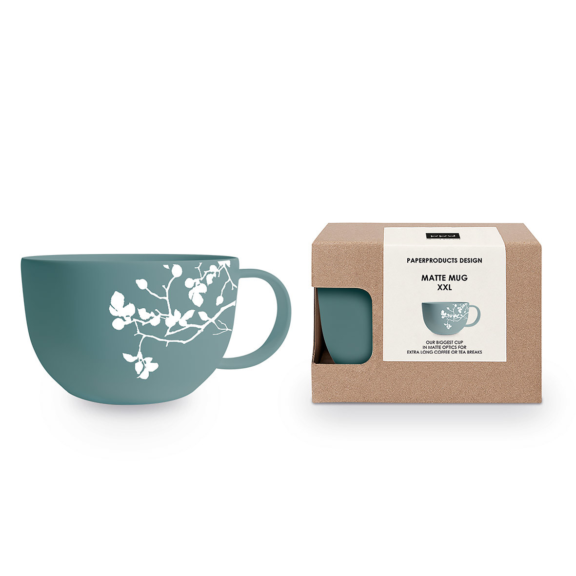 Pure Branch eucalyptus Matte Mug XXL Pure Branch eucalyptus Matte Mug XXL