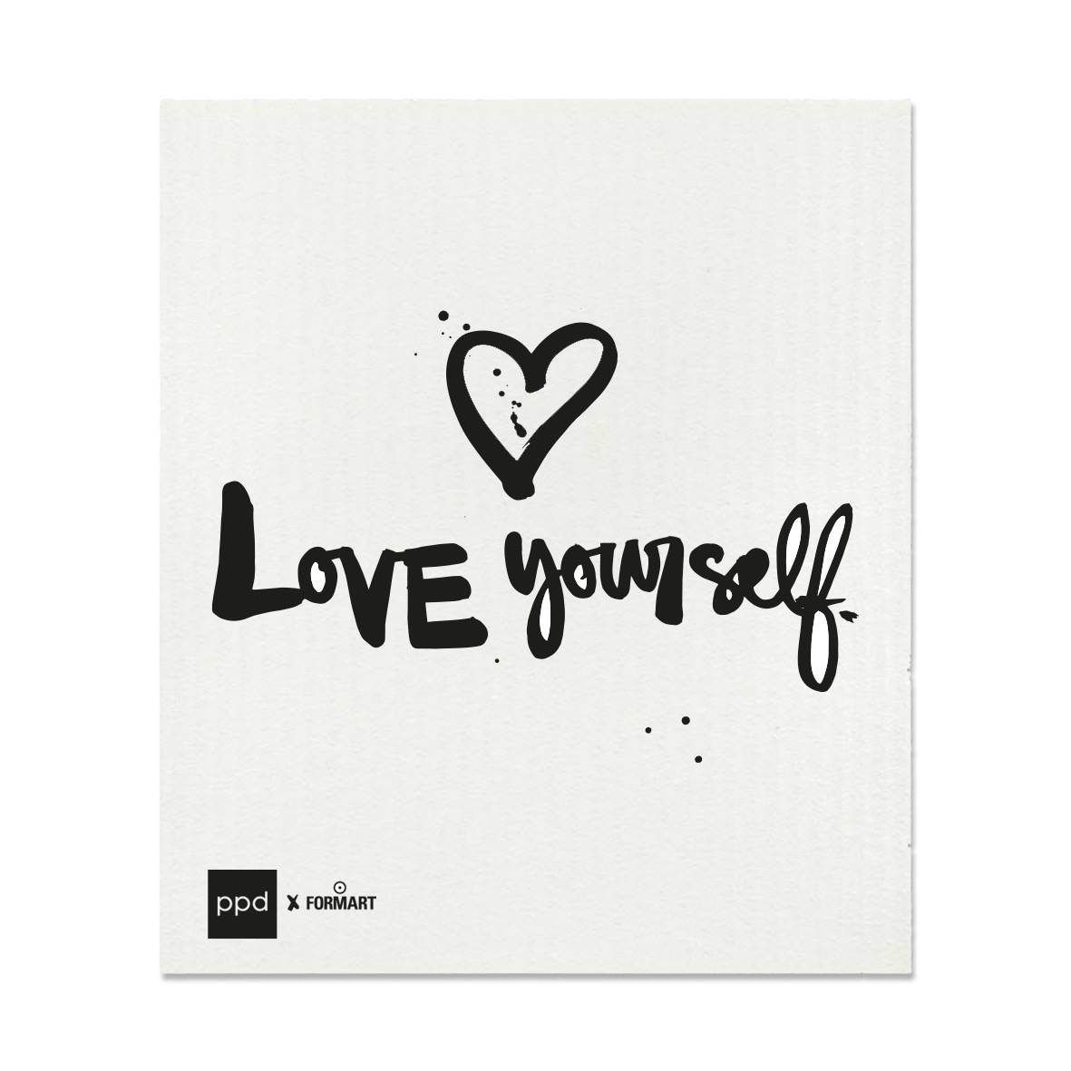 Love yourself Schwammtuch Love yourself Schwammtuch