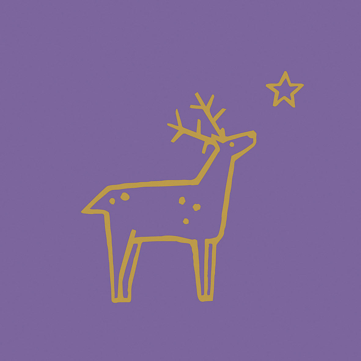 Wishing on a Star lilac Napkin 33x33