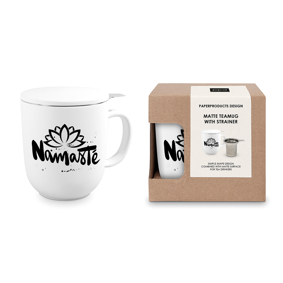 Namasté white Matte T-Mug Namasté white Matte T-Mug