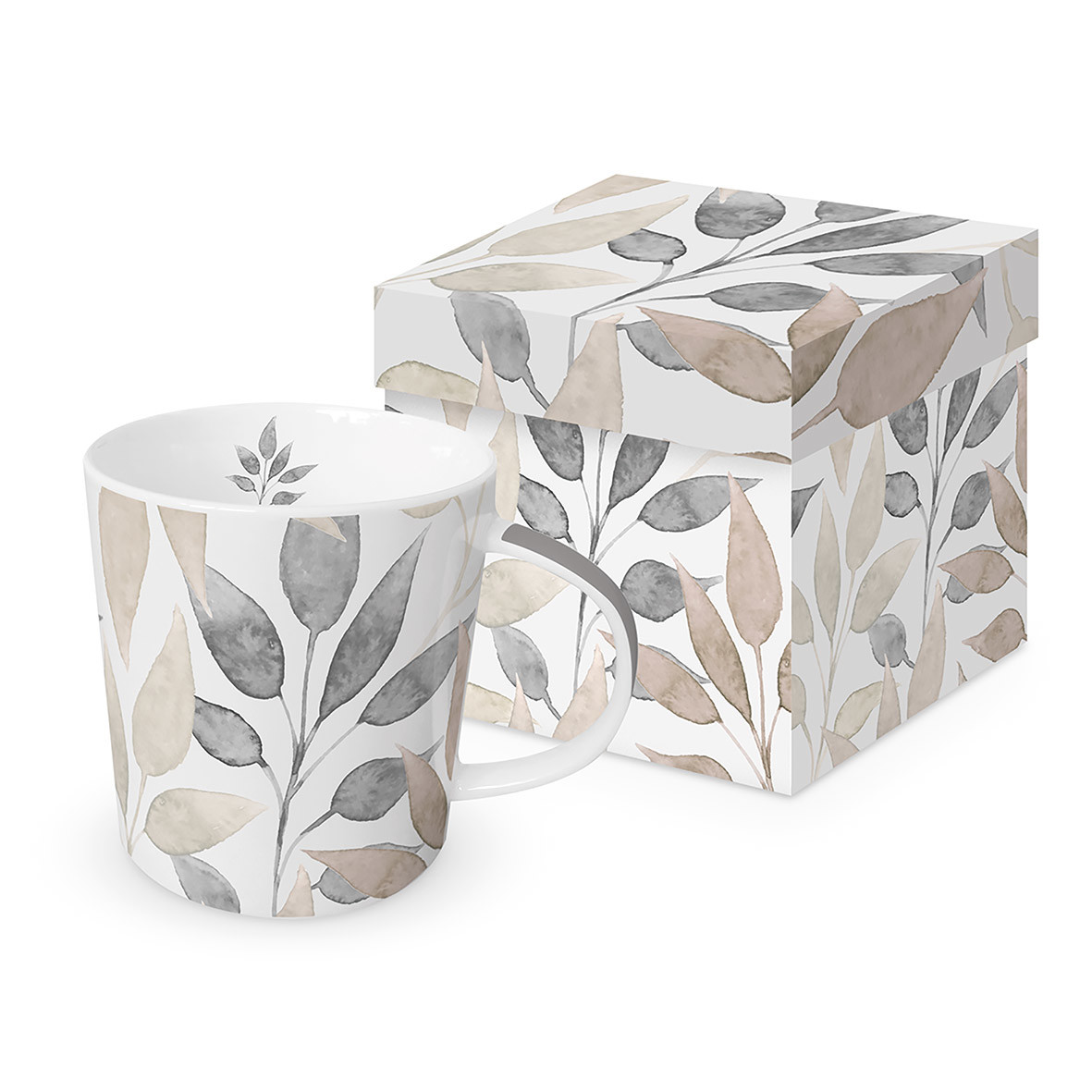 Scandic Leaves white Trend Mug GB Scandic Leaves white Trend Mug GB