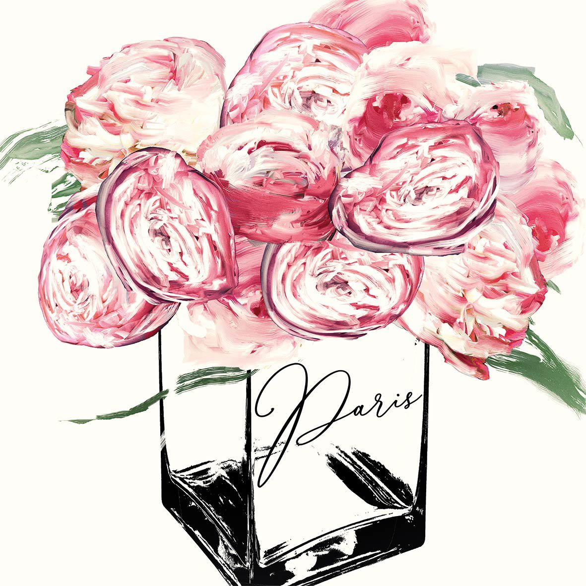 Paris Peonies Napkin 25x25
