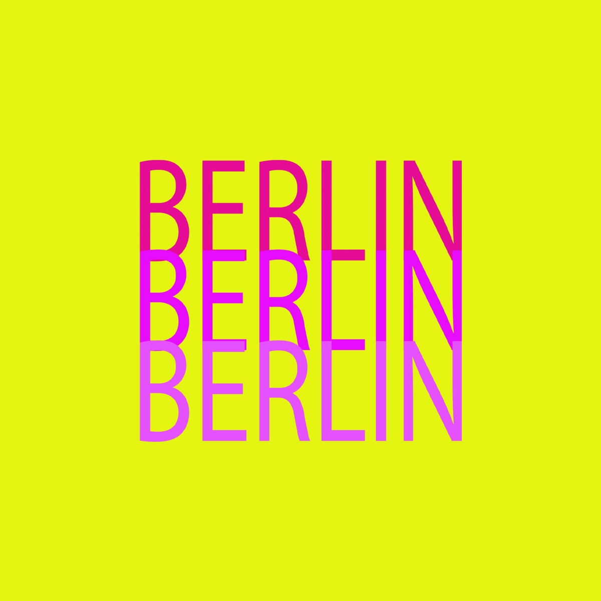 Happy Place Berlin Napkin 25x25