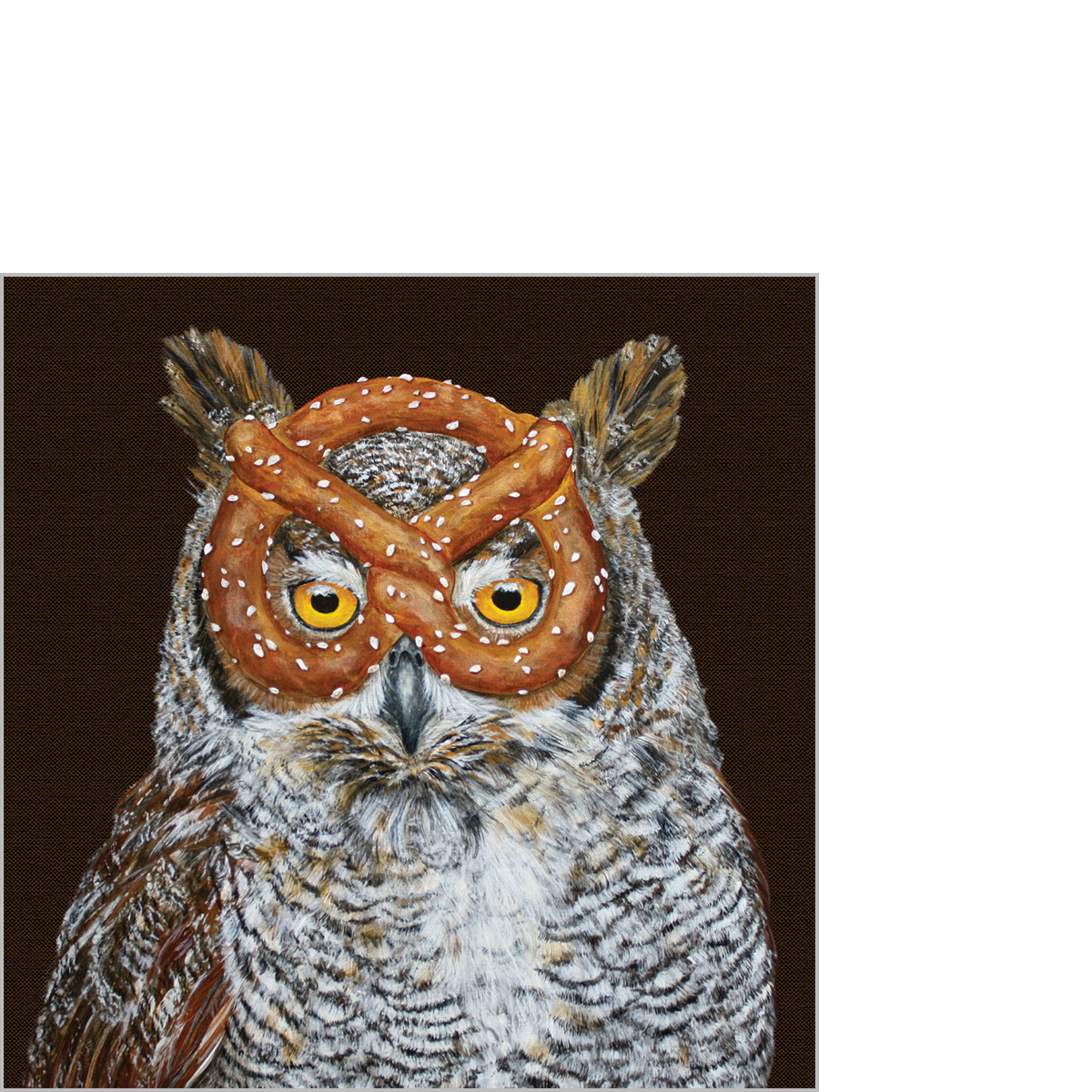 Otto with pretzel Napkin 25x25 Otto with pretzel Napkin 25x25