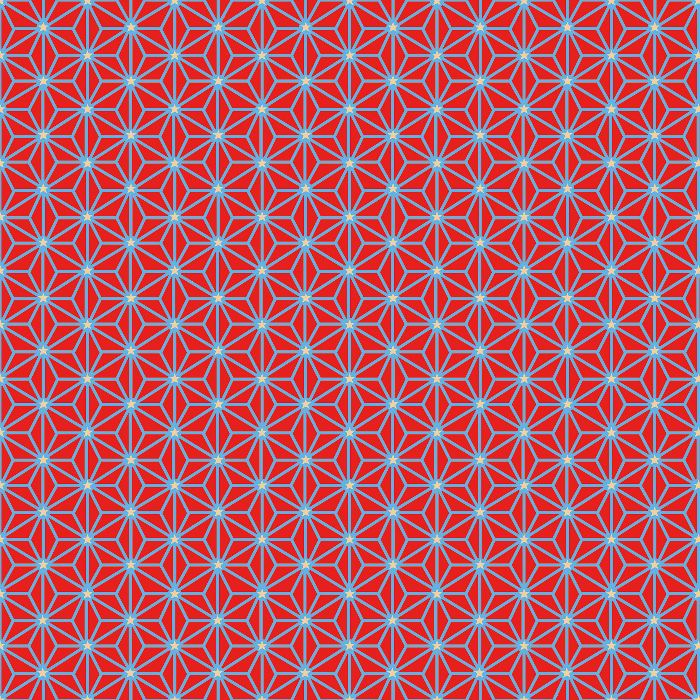 Ginza red blue Napkin 33x33