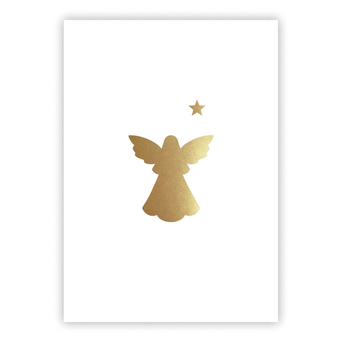 Pure Gold Angel Postcard Pure Gold Angel Postcard