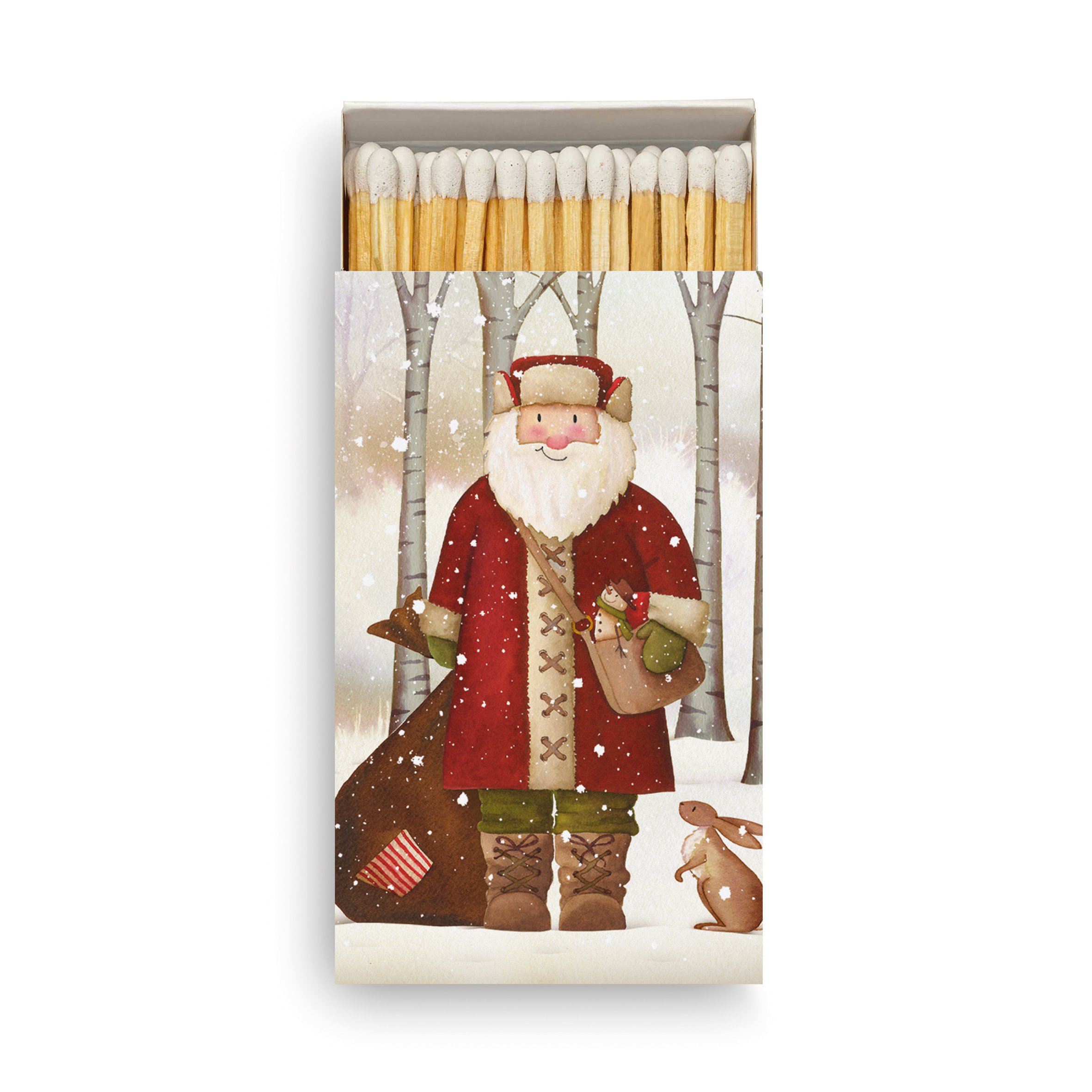 Santa and Rabbit Matches small