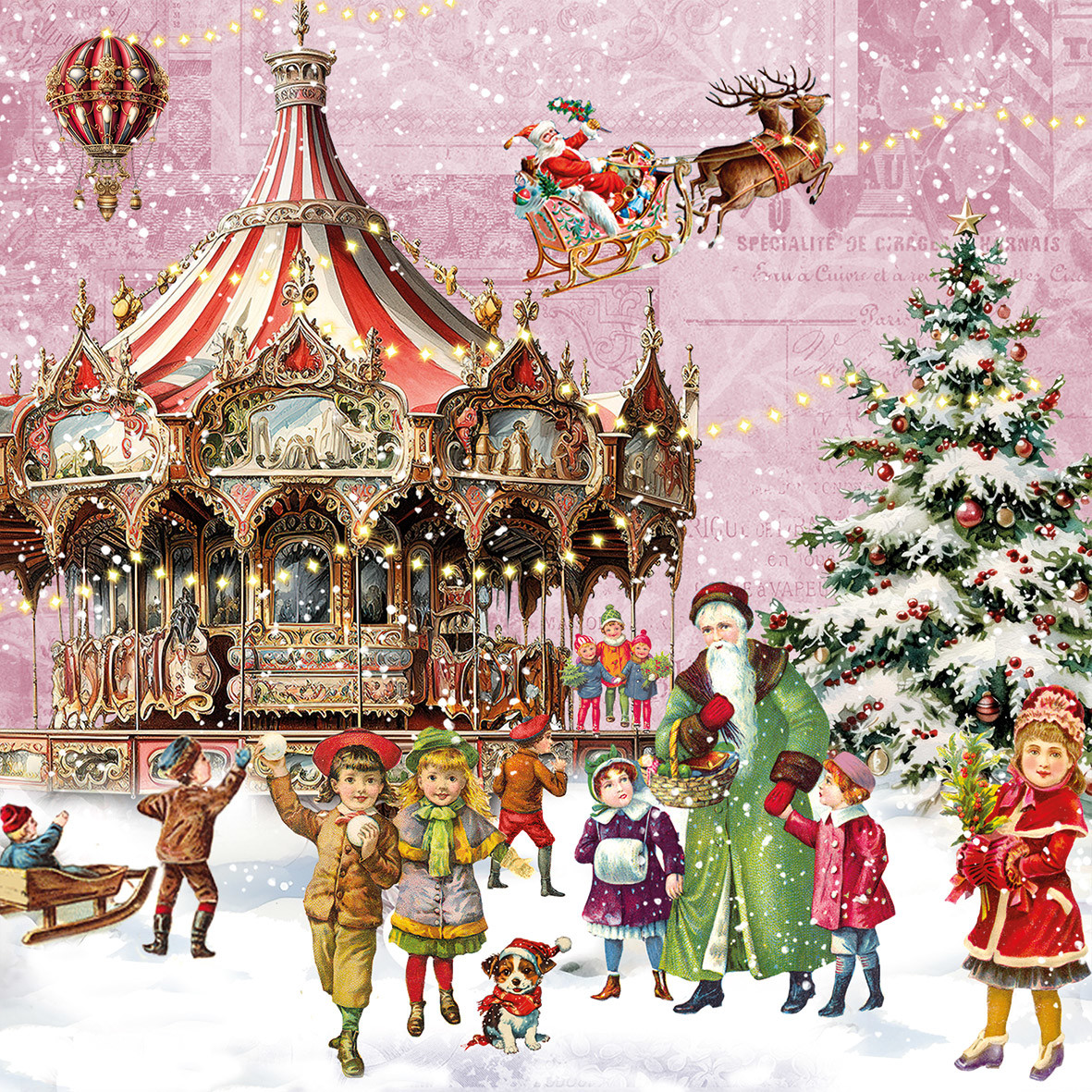 Caroussel Napkin 33x33