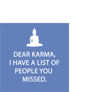 Dear Karma  25x25cm FSC Dear Karma  25x25cm FSC