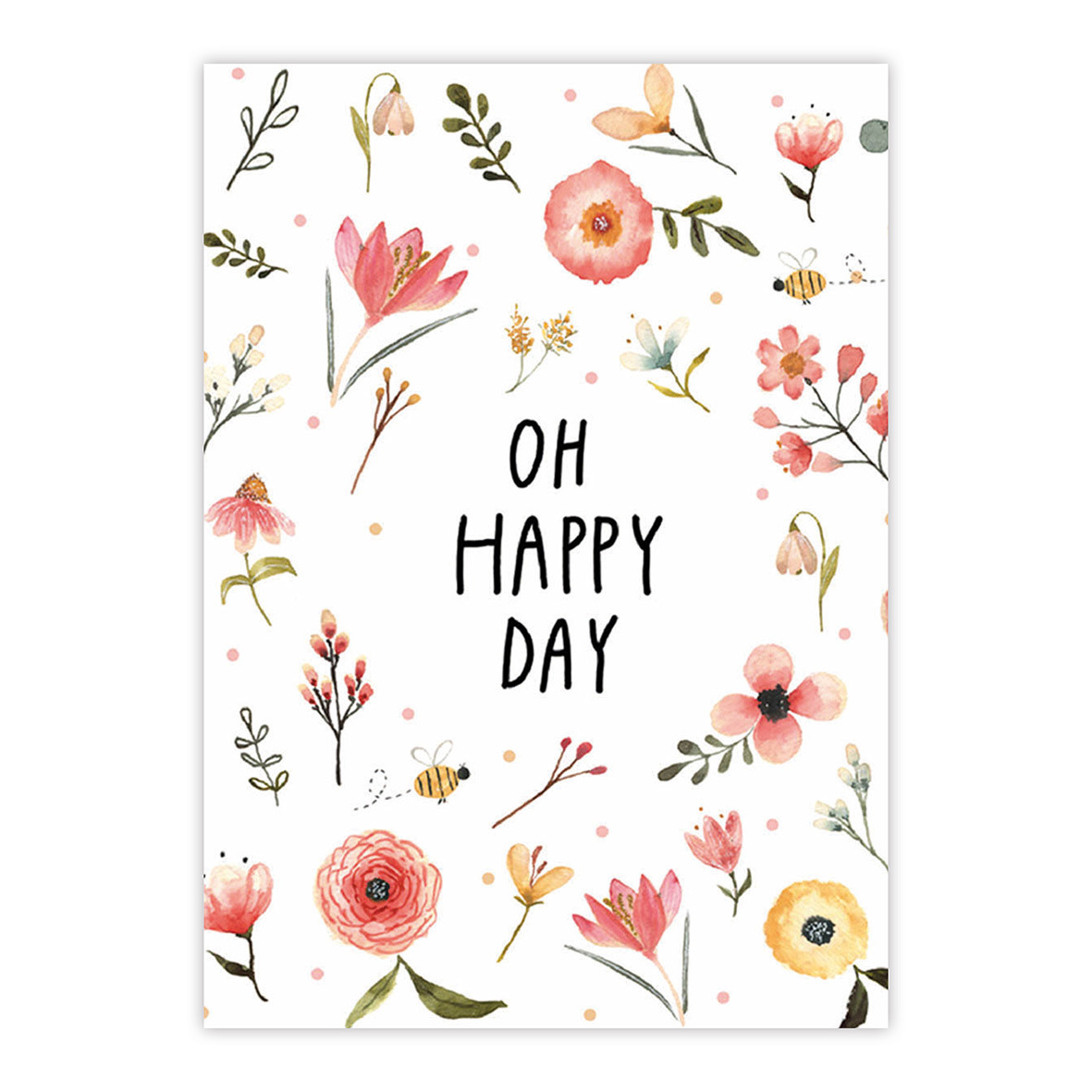 Oh Happy Day  Postcard Oh Happy Day  Postcard