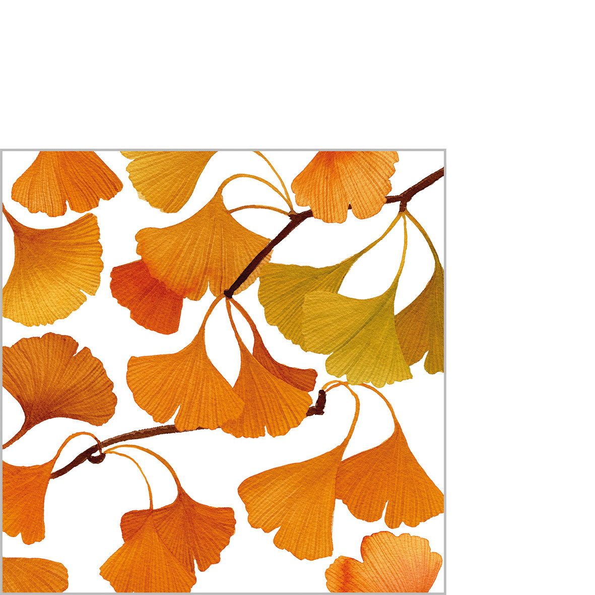 Gingko Napkin 25x25