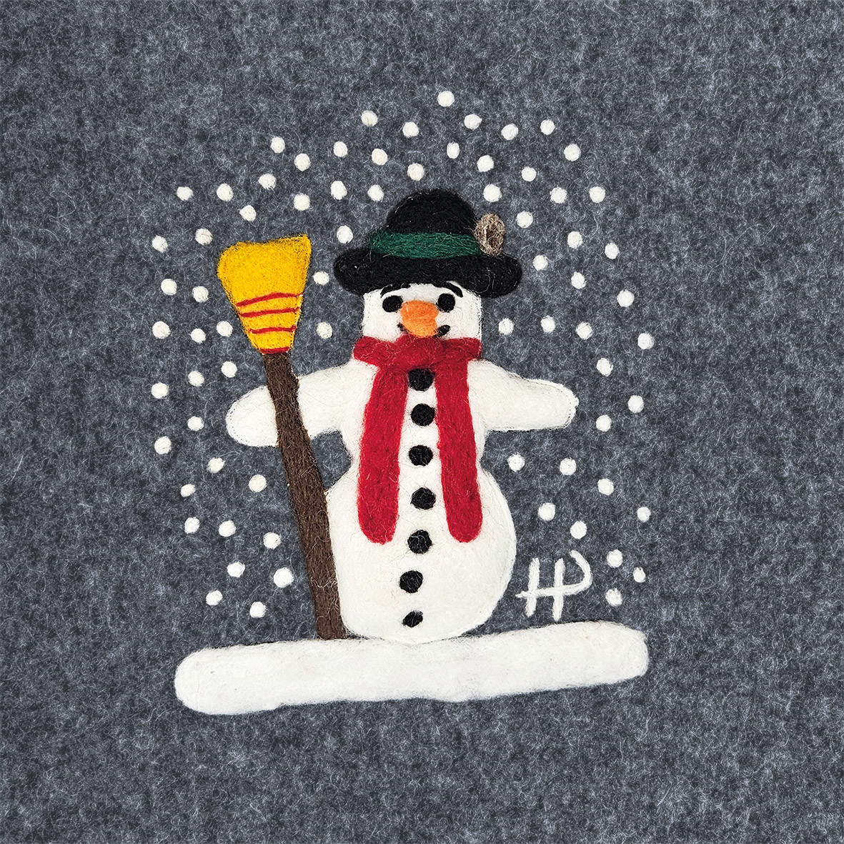 Schneemann Napkin 33x33 Schneemann Napkin 33x33