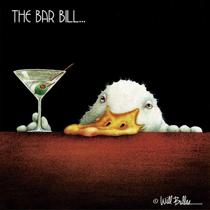 Bar Bill    25x25 cm