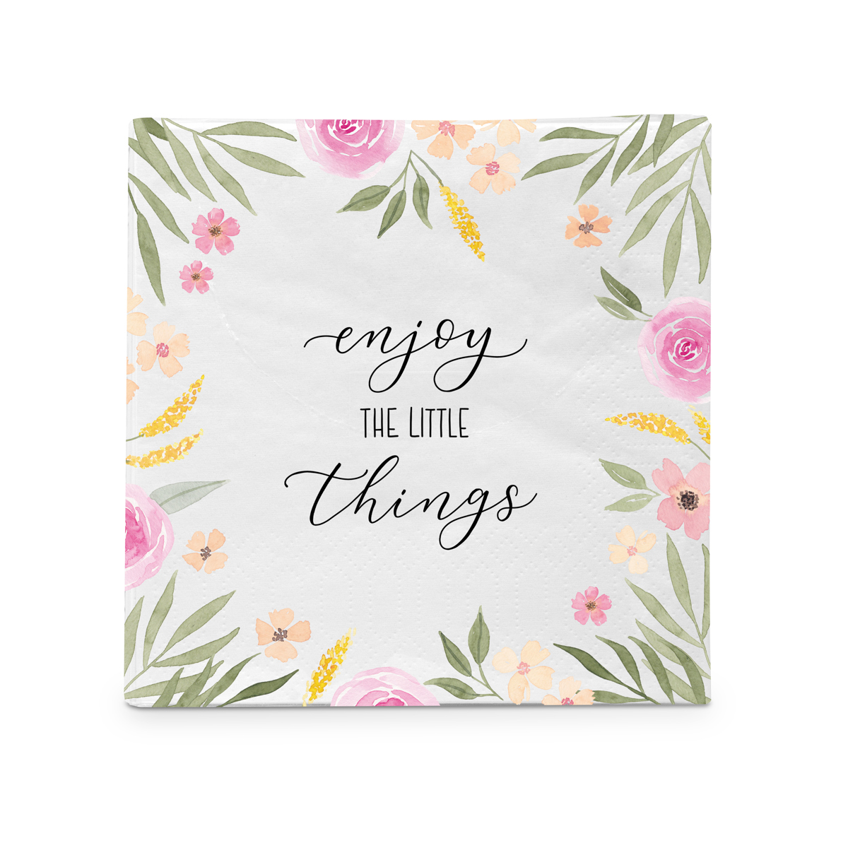 Enjoy Little Things Napkin 25x25