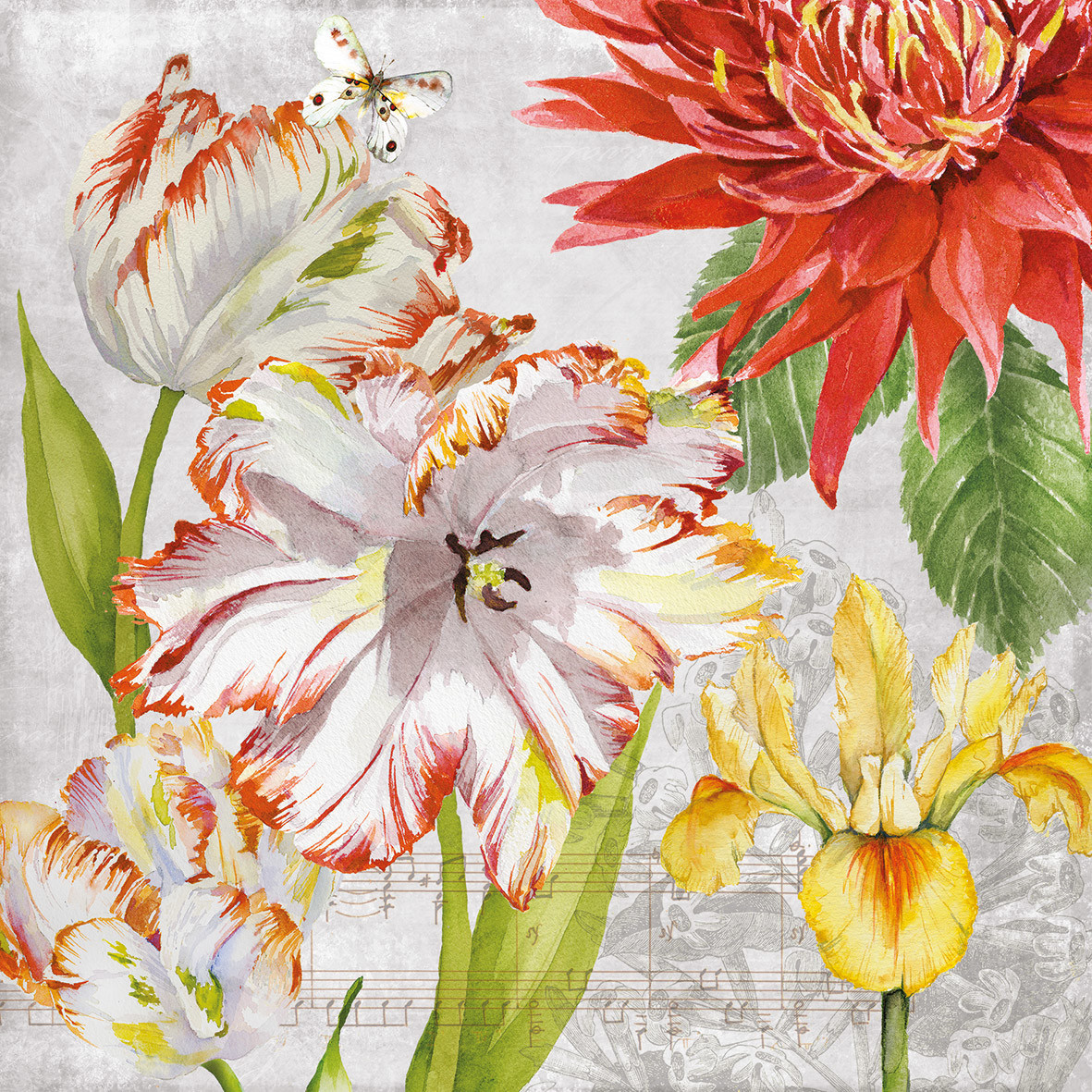 Dahlia Napkin 33x33