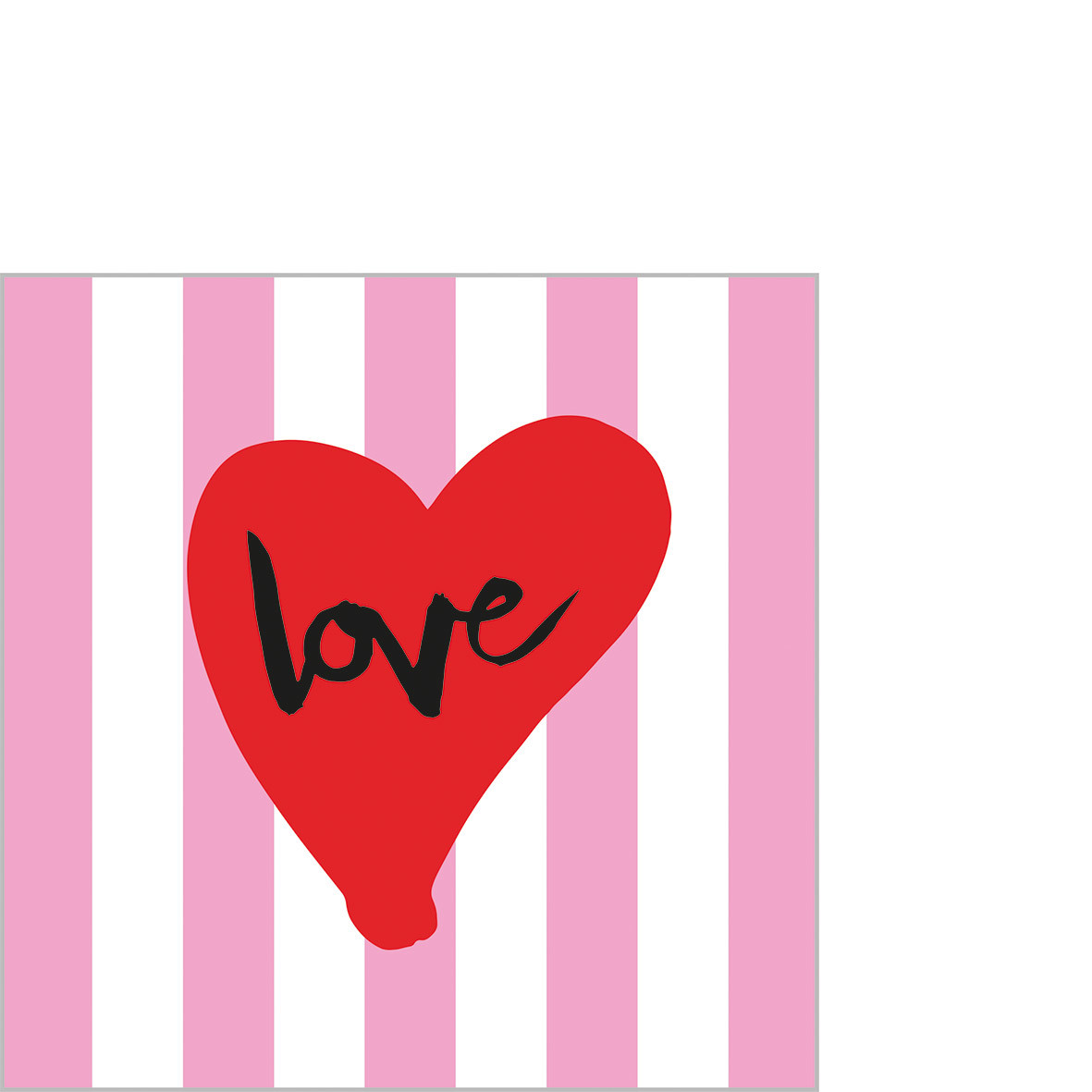 Formart Love Napkin 25x25