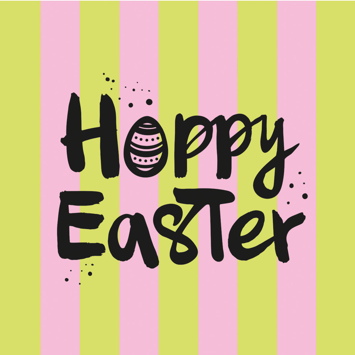 Formart Hoppy Easter pink Napkin 33x33