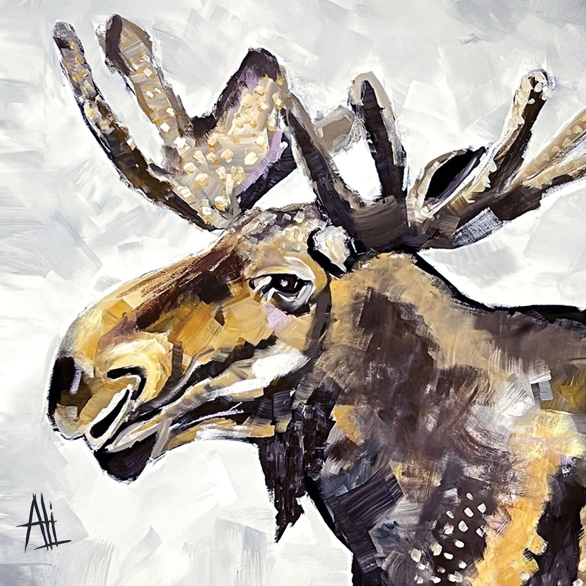 Frontier Moose Napkin 25x25