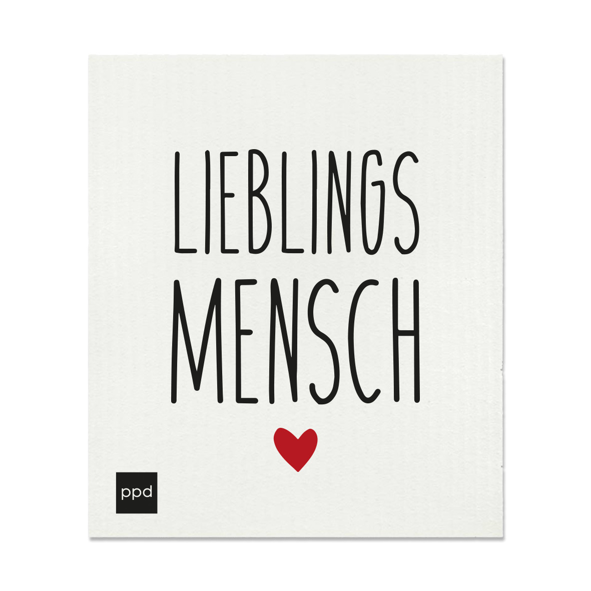Lieblings Mensch Schwammtuch Lieblings Mensch Schwammtuch