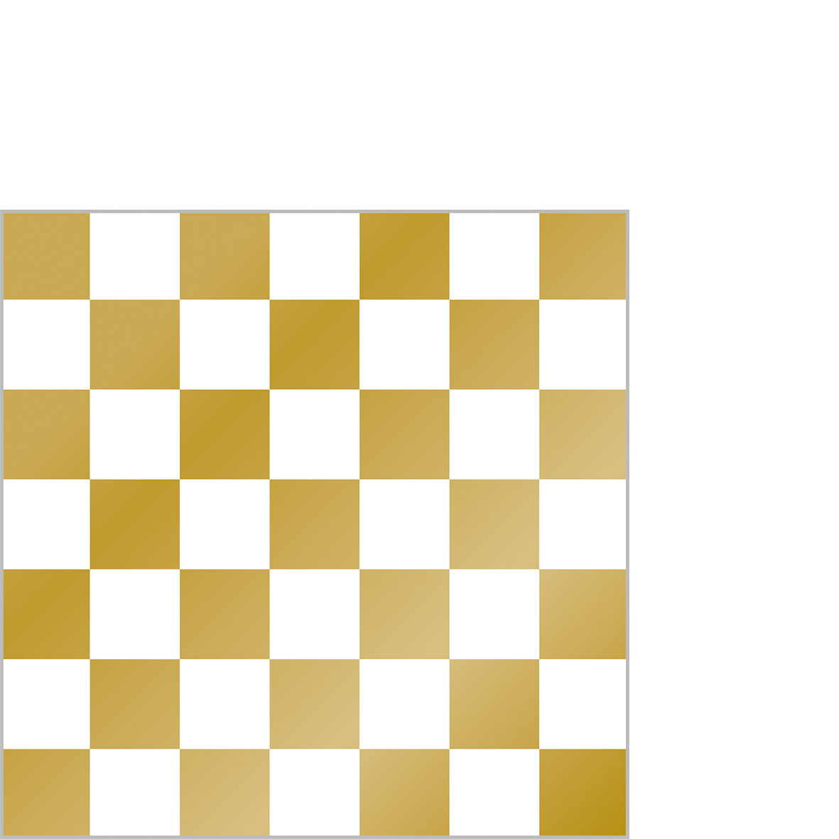 Chessboard gold Napkin 25x25