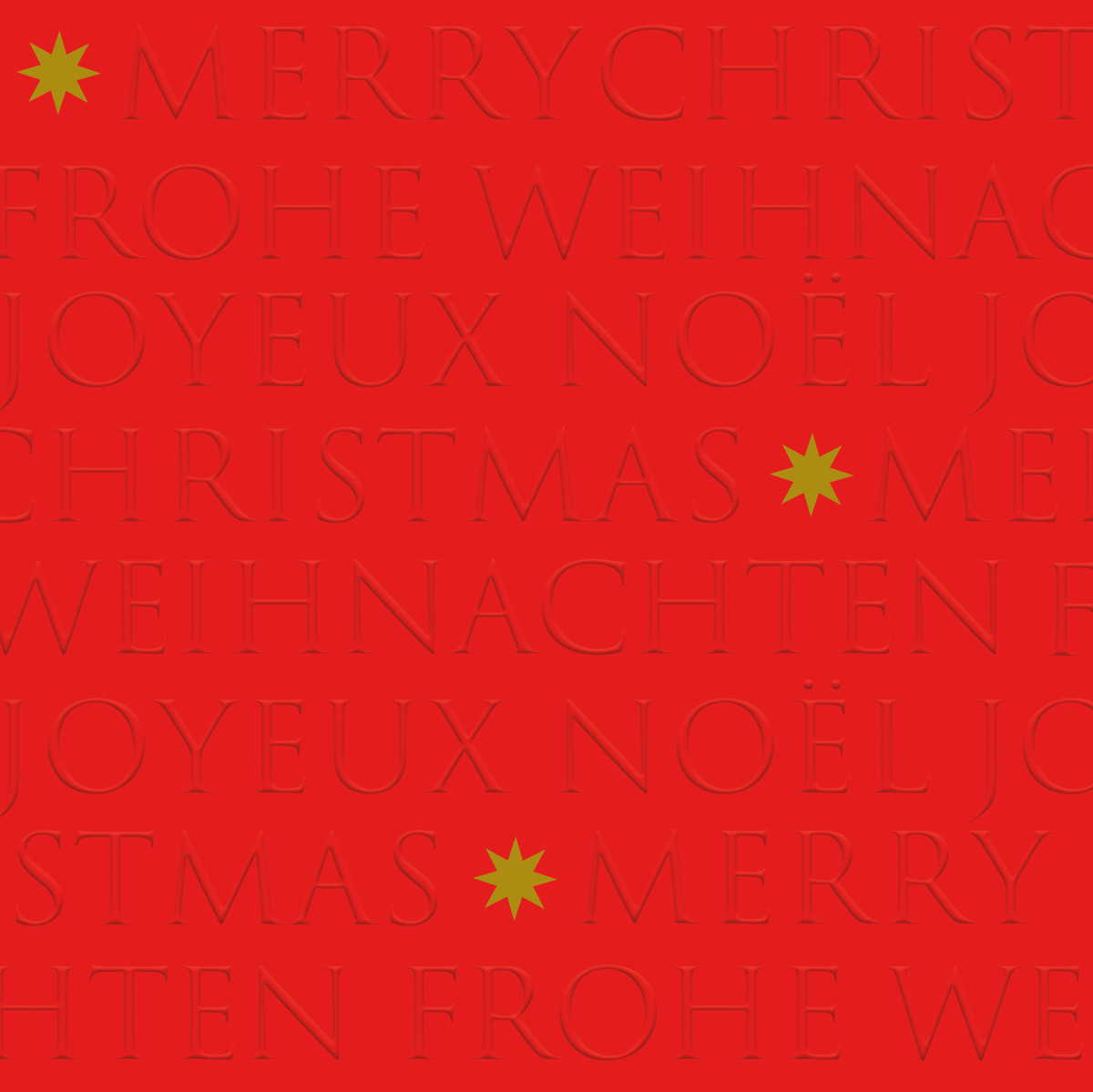 Christmas embossed red Napkin 40x40 relief Christmas embossed red Napkin 40x40 relief