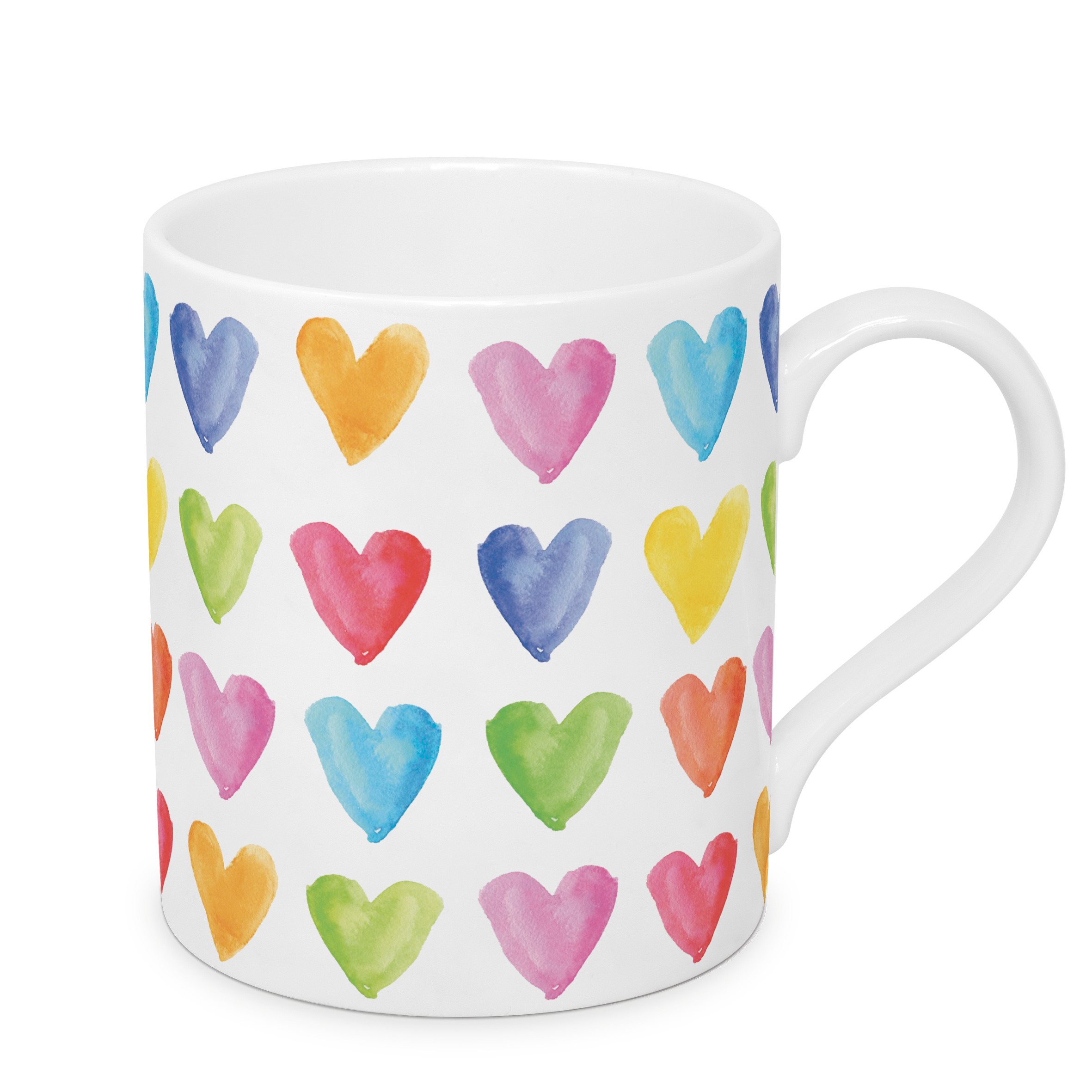 Aquarell Hearts  FBC Mug
