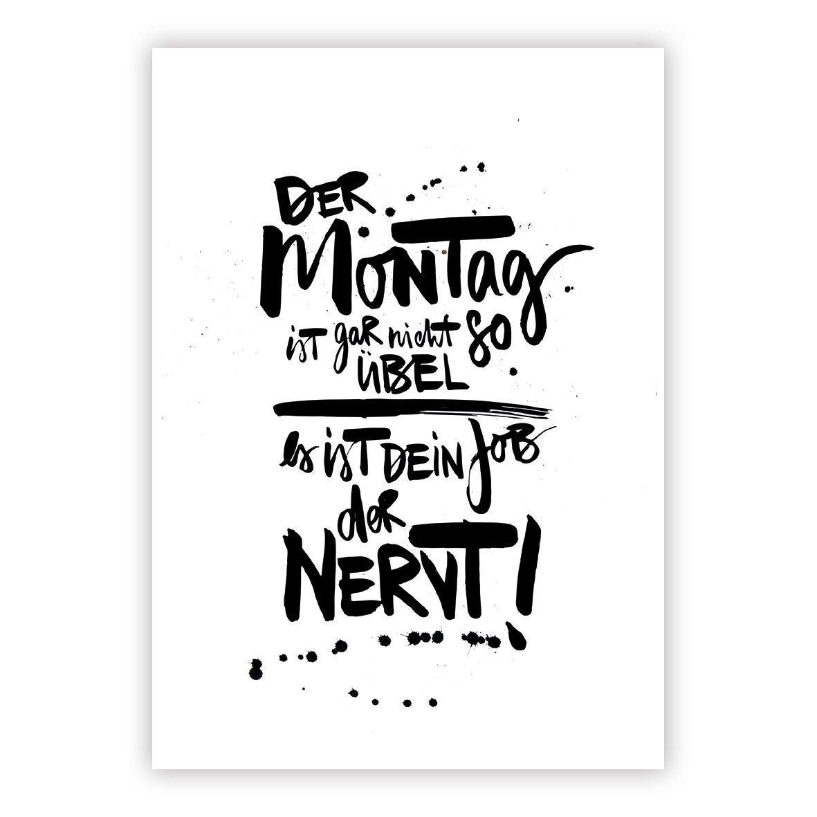 Der Montag Postcard Der Montag Postcard